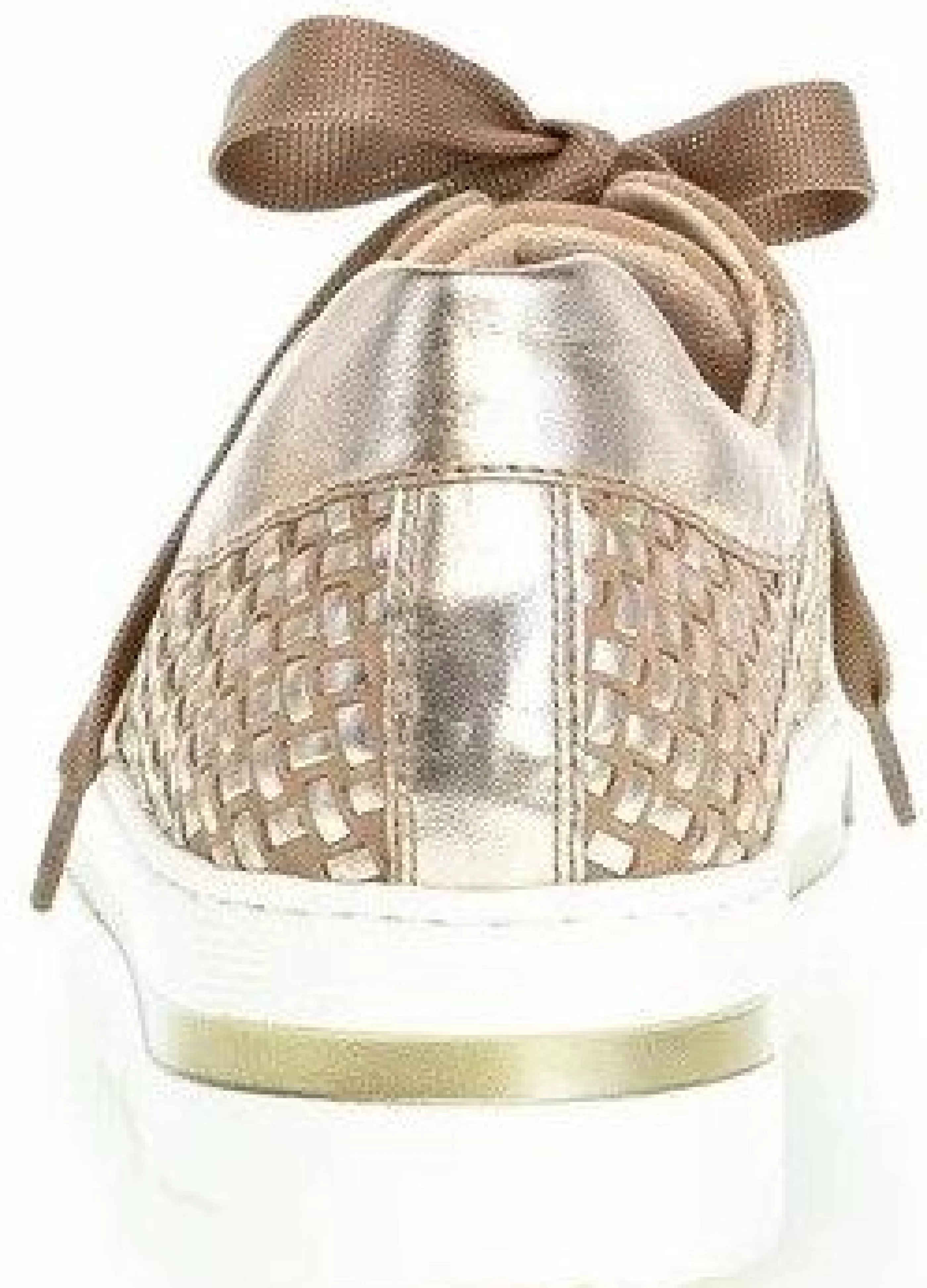 Store 66.499.30 Florenz Taupe Gold Metallic Platform Sneaker Women Dress