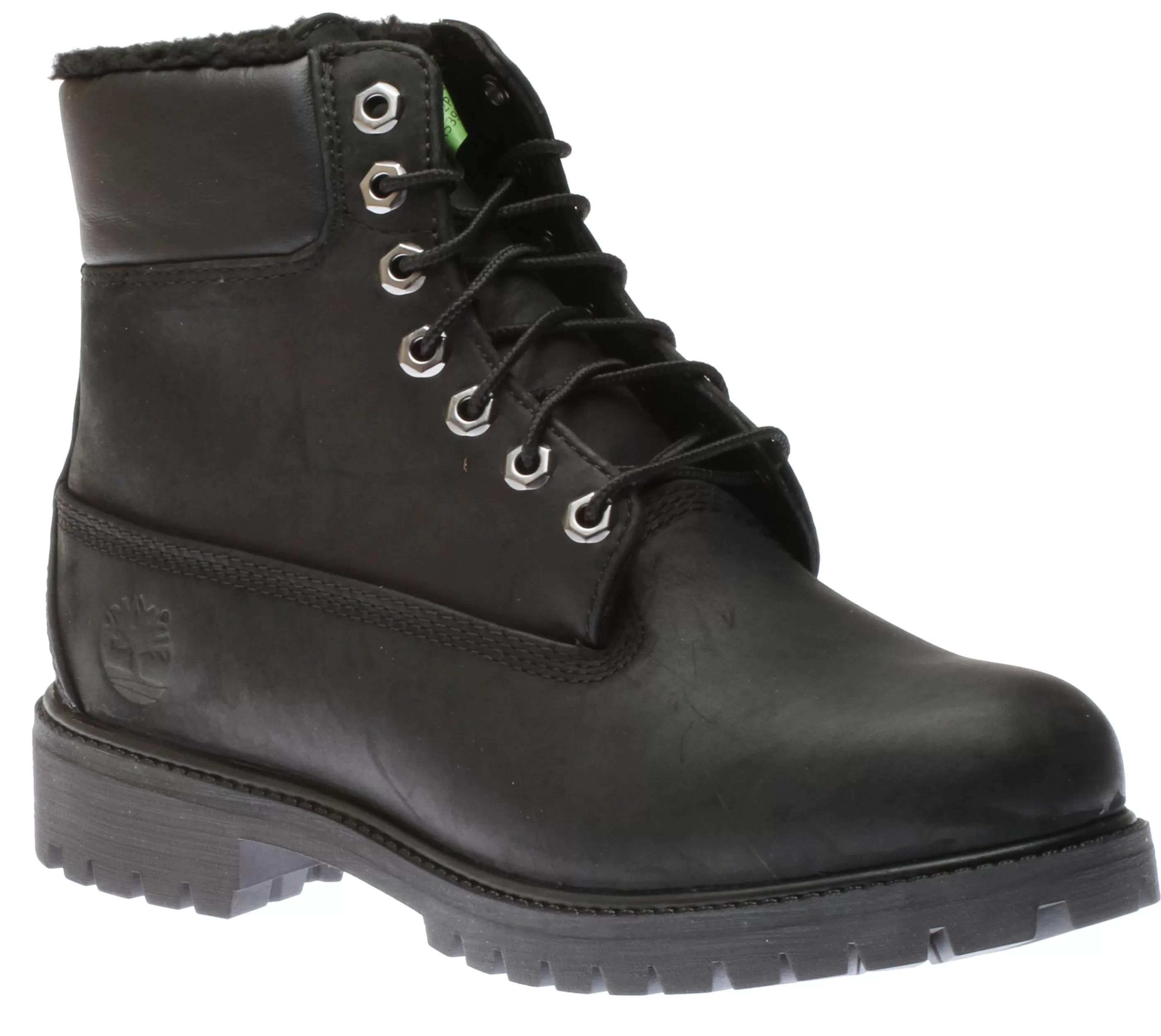 New 6 " Premium Wl Black Men Boot