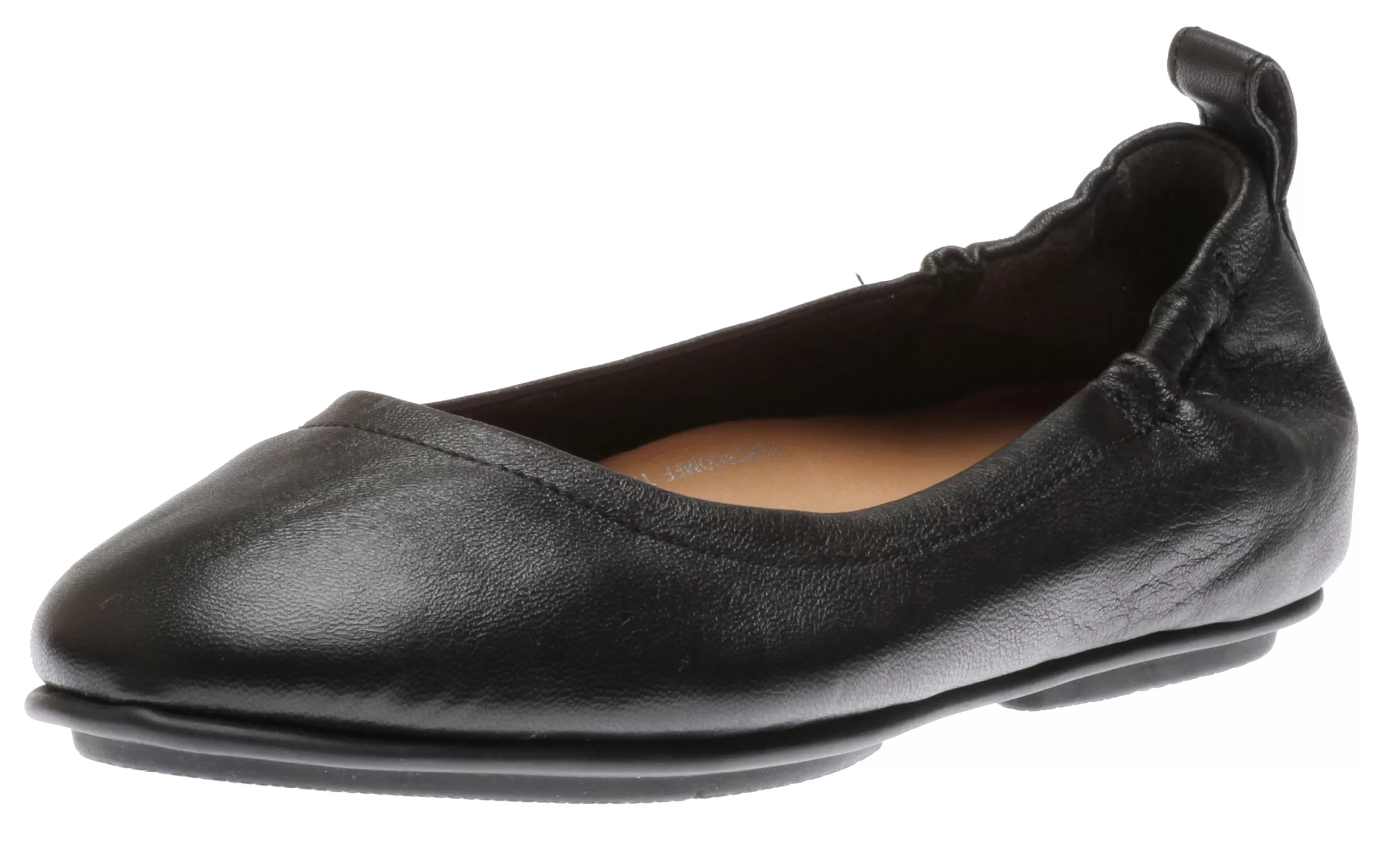 Cheap Allegro Black Leather Ballet Flat Women Dress Casual