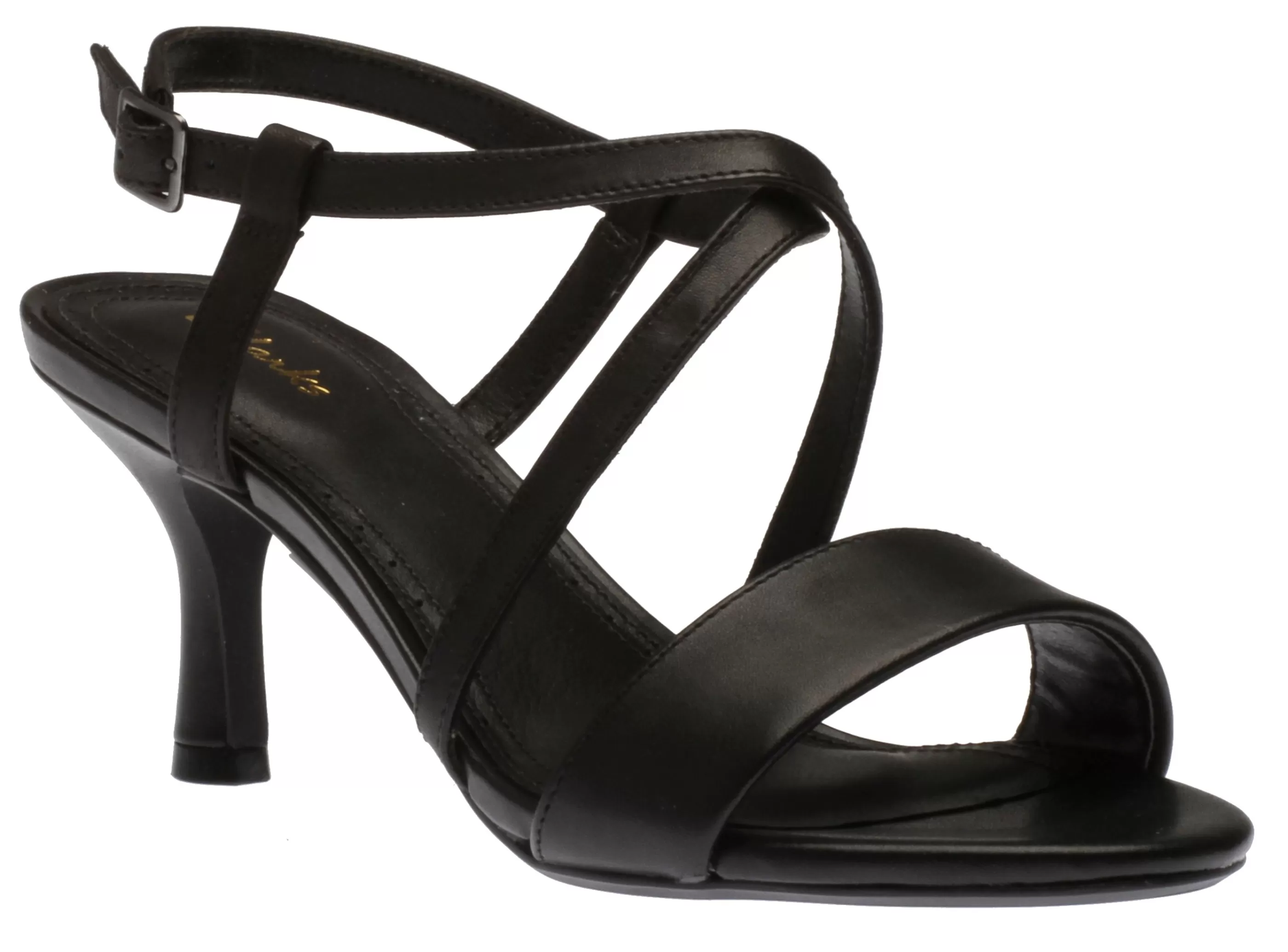 Cheap Amali Buckle Black Women Sandal