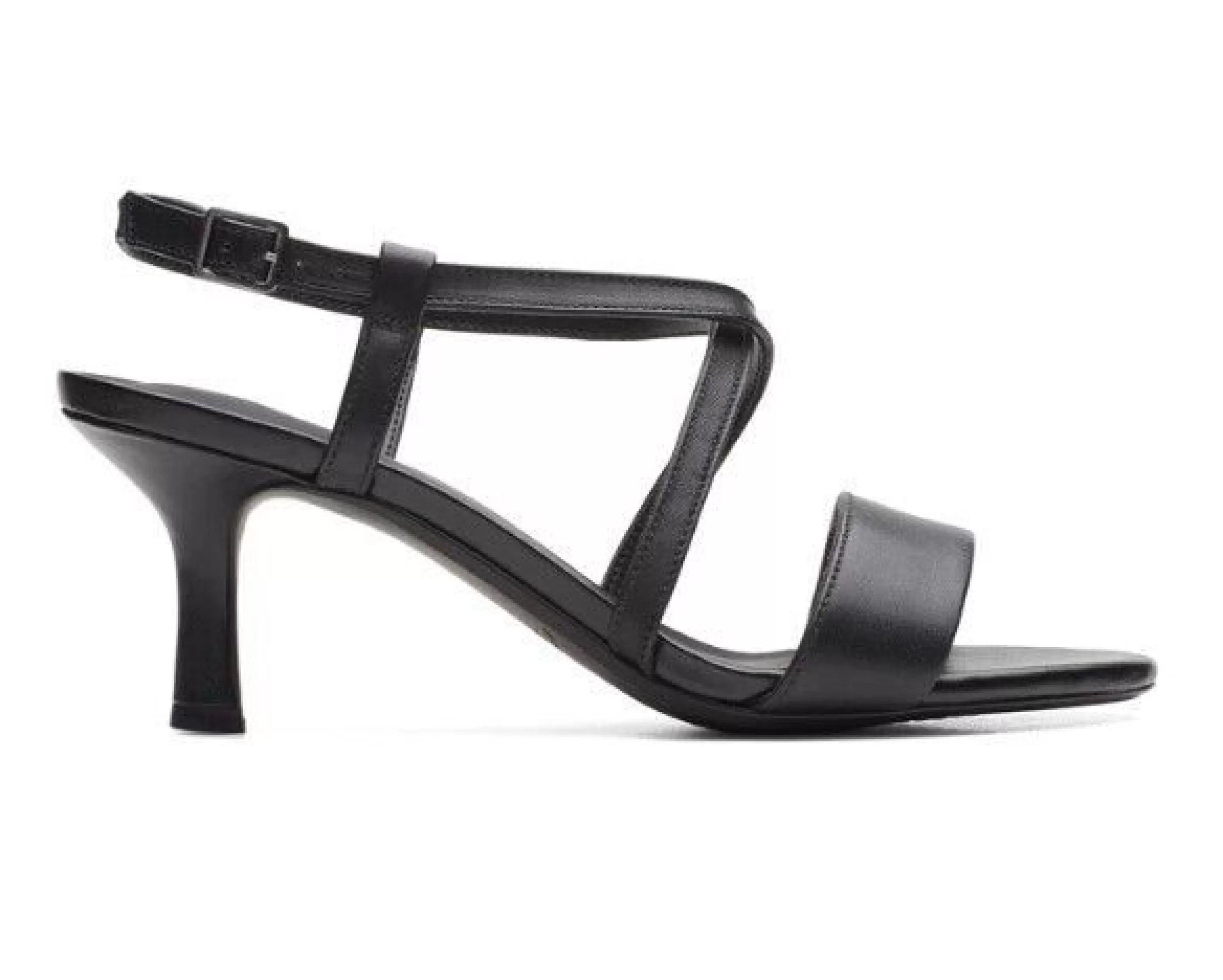 Cheap Amali Buckle Black Women Sandal