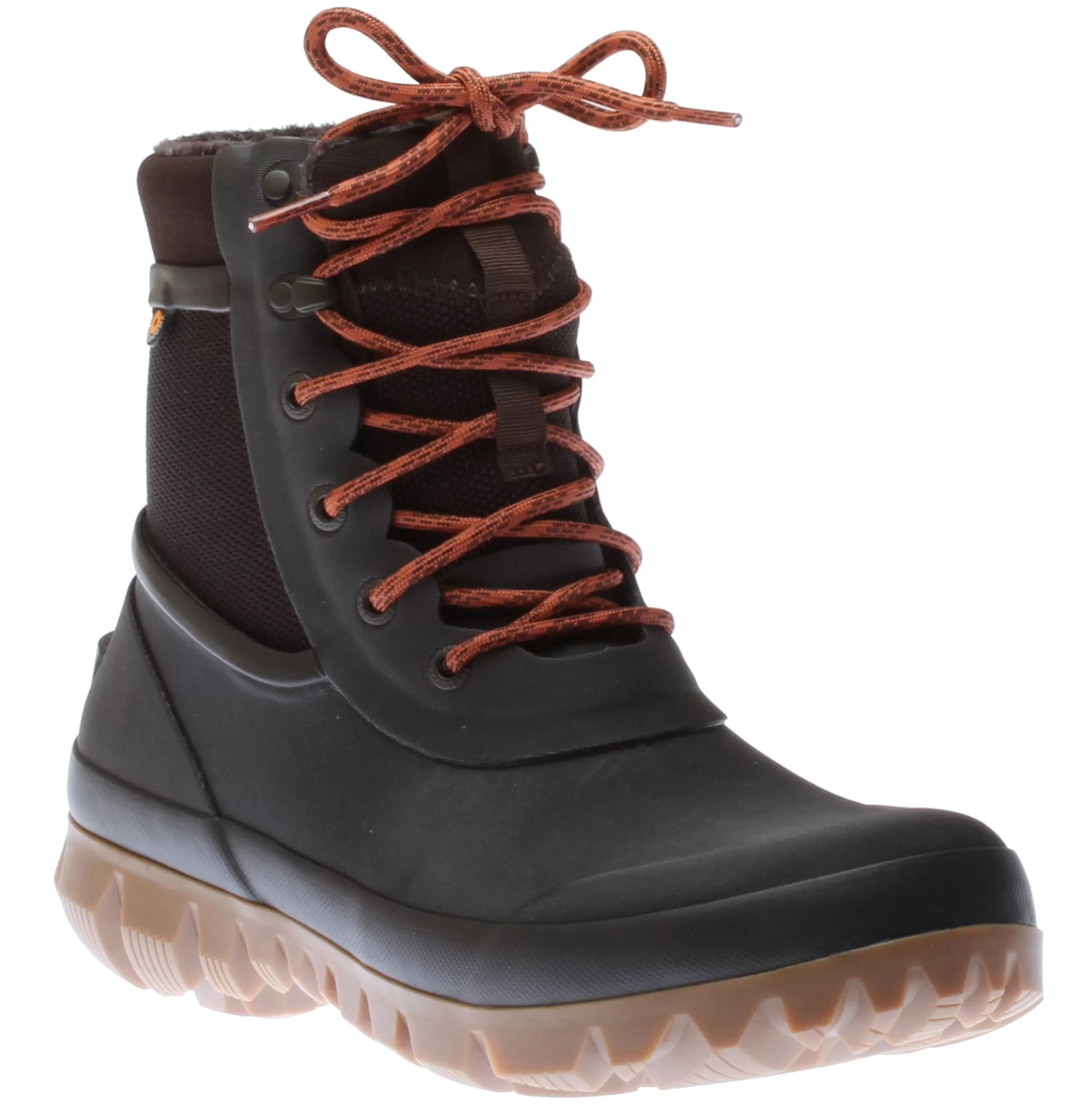 New Arcata Urban Brown Lace-Up Waterproof Winter Boot Men Rain Boot