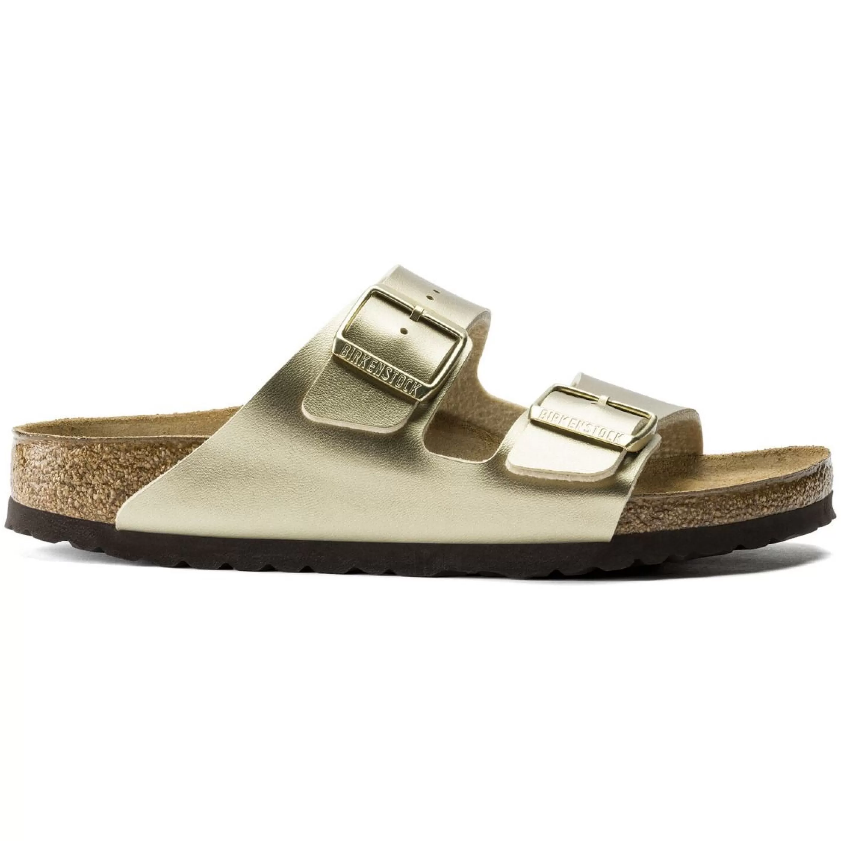 Sale Arizona Birko-Flor Gold Slide Sandal Women Slide