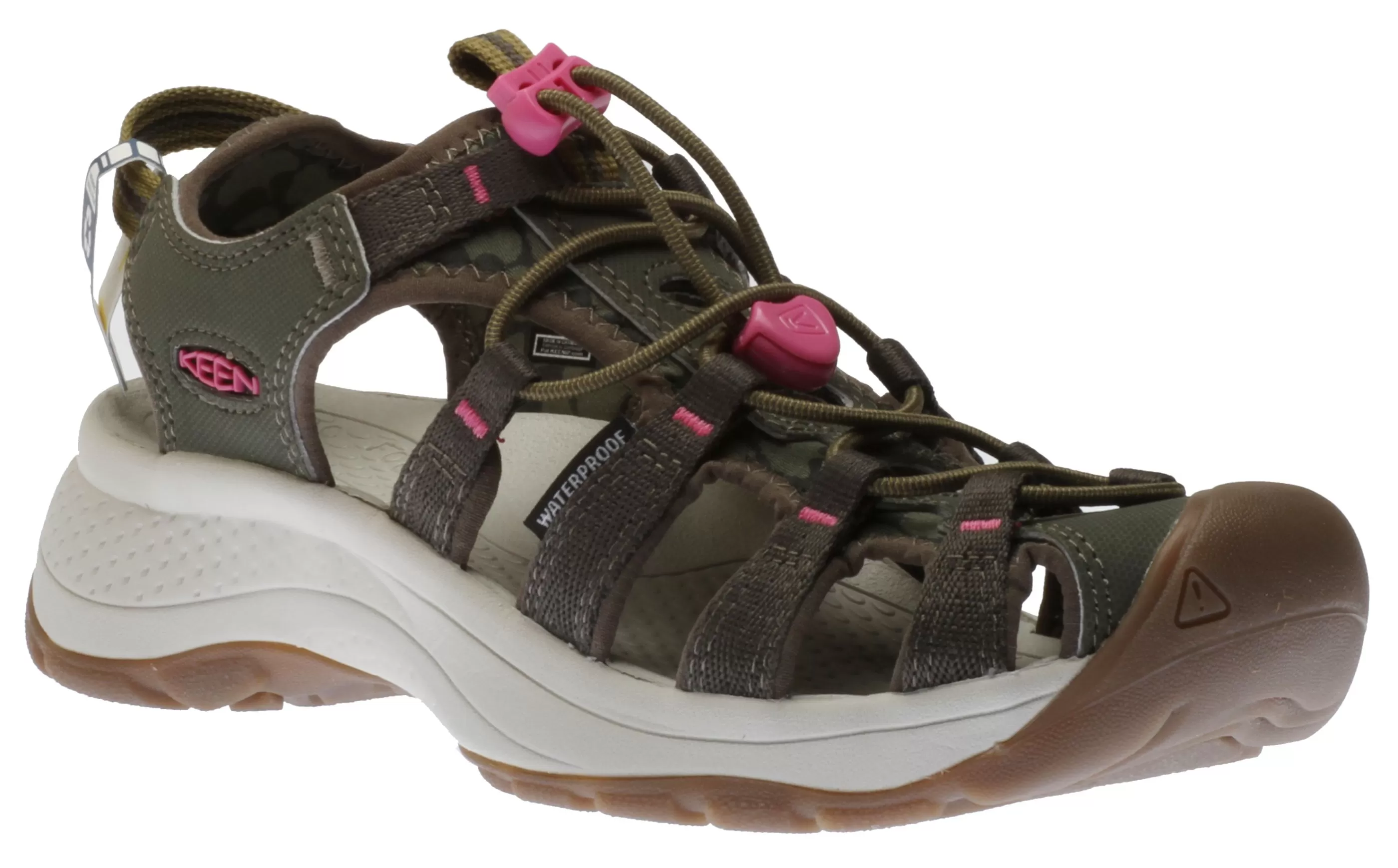 Cheap Astoria West Green Pink Waterproof Sports Sandal Women Walking