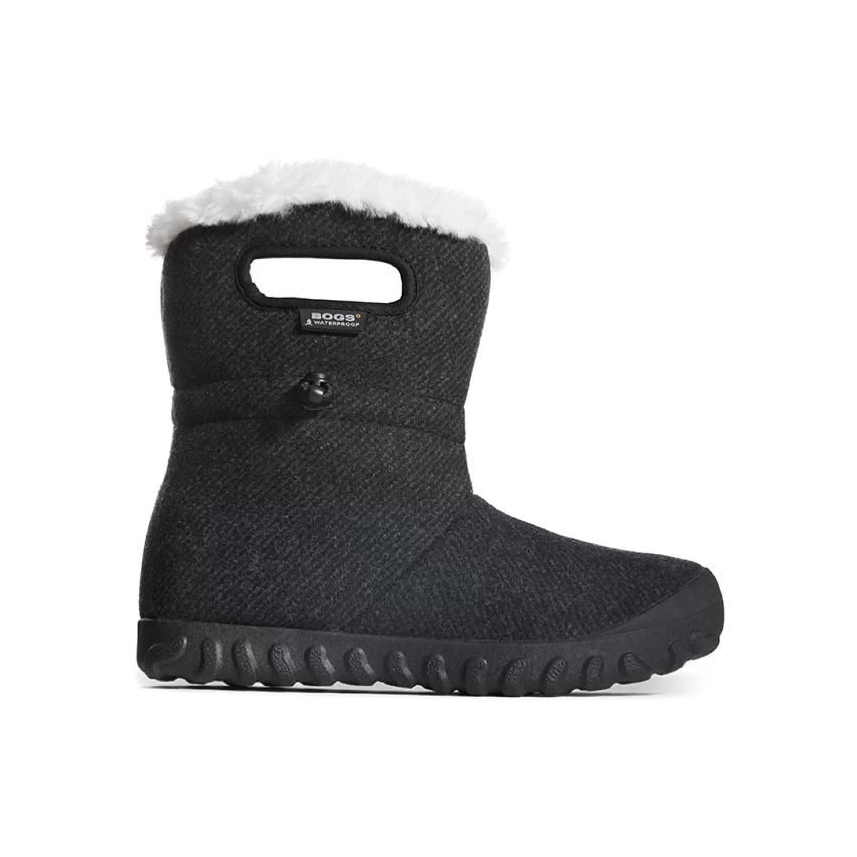 Hot B- Moc Wool Charcoal Women's Insulated Boot Women Rain Boot