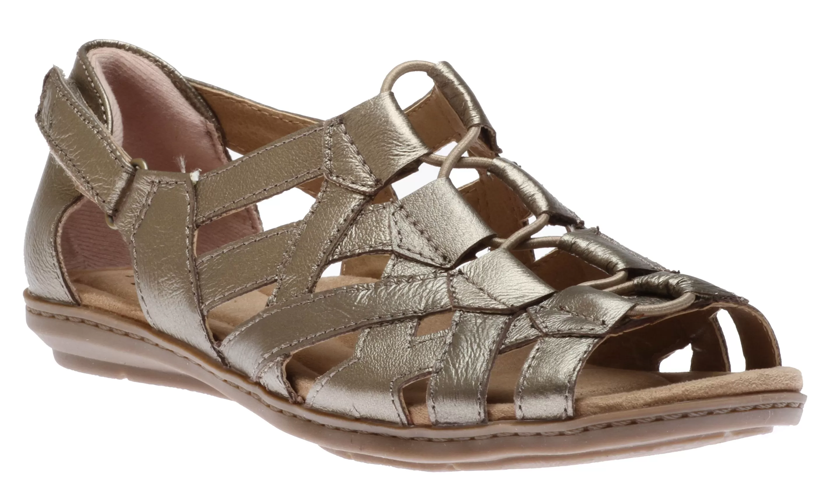 Store Belle Bridget Platinum Leather Sandal Women Sandal