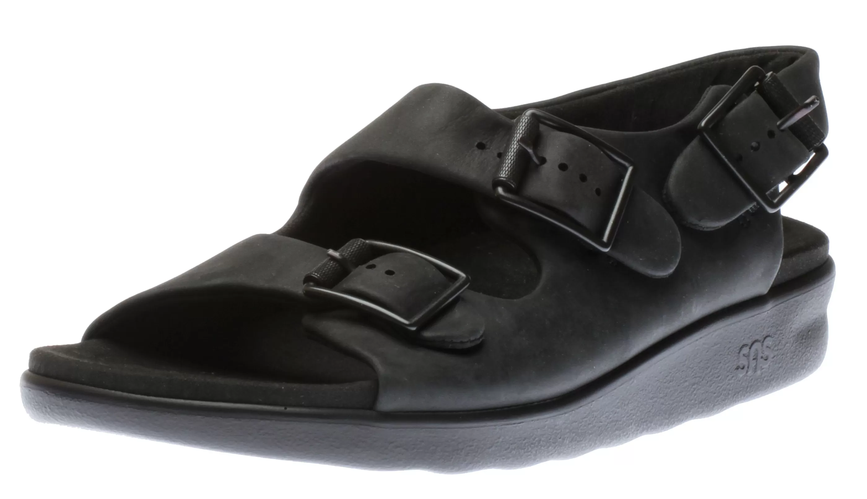 Best Sale Bravo Black Bear Leather Heel Strap Sandal Men Sandal