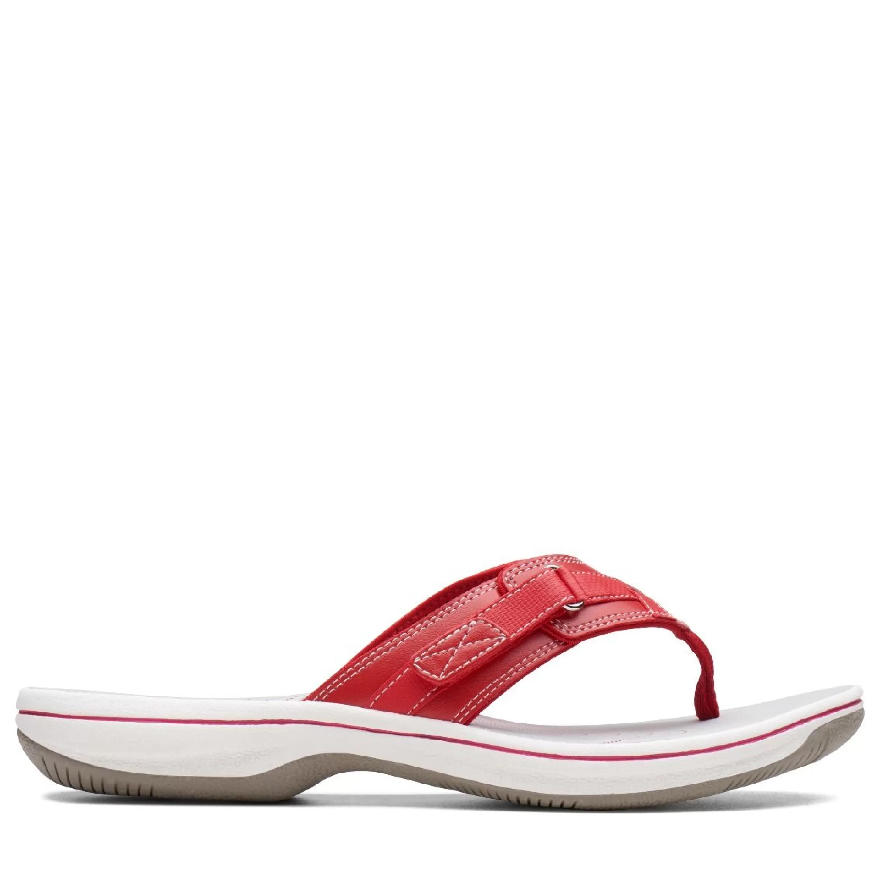 Outlet Breeze Sea Red Thong Sandal Women Toe Thong