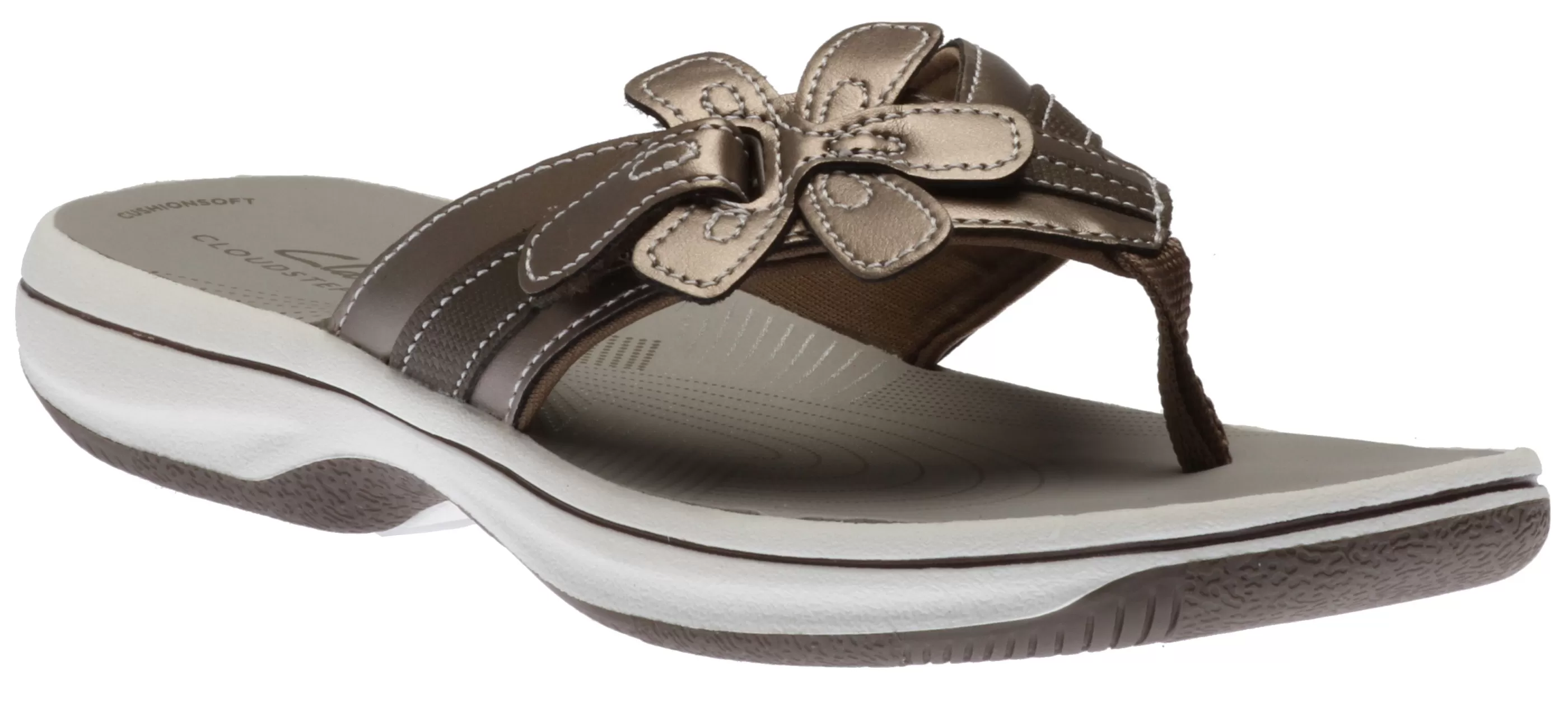 Sale Brinkley Flor Pewter Women Toe Thong