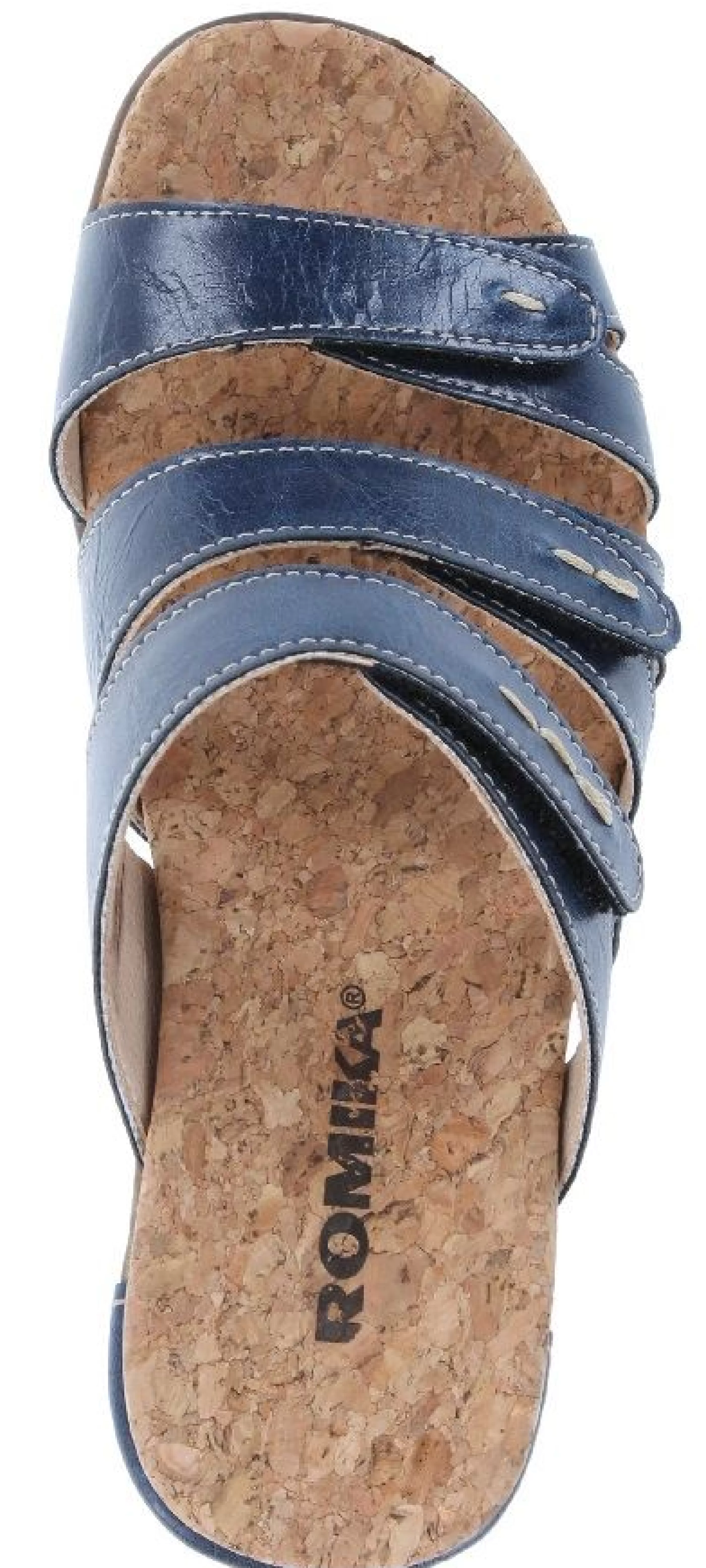 Hot Calgary 01 Blue Slide Wedge Sandal Women Slide