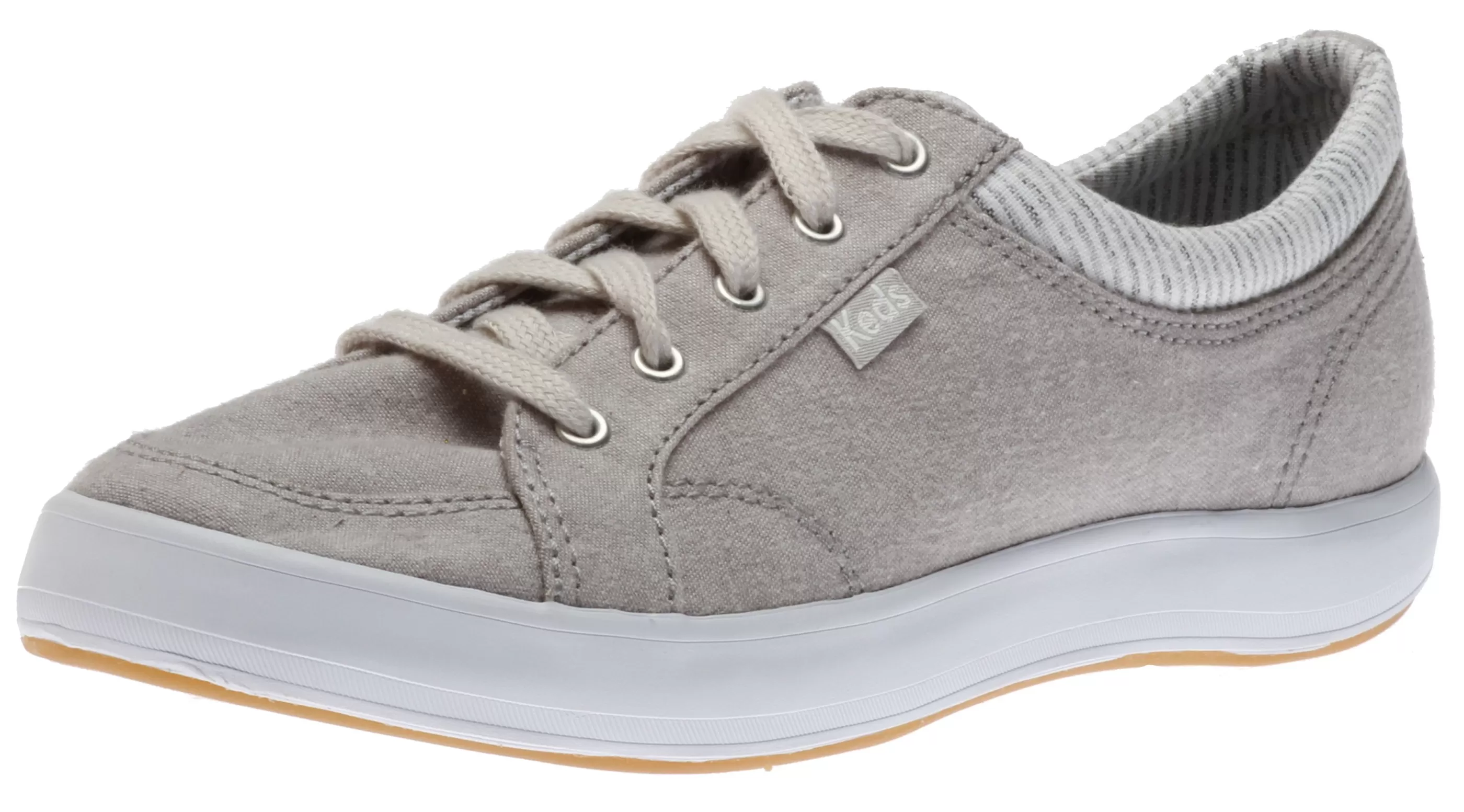 Cheap Center Chambray Gray Women Casual