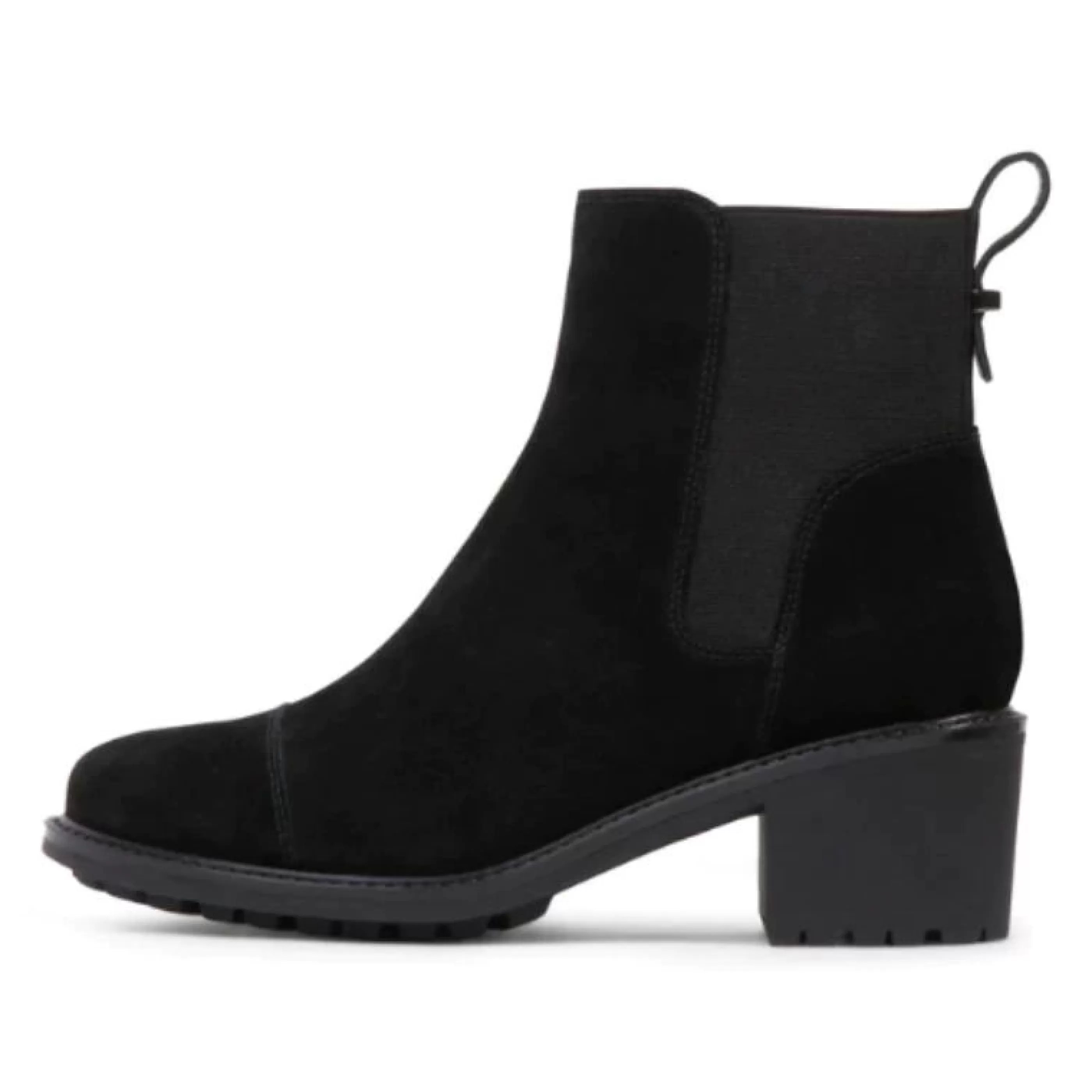 Cheap Chloe Black Suede Women Dress Boot