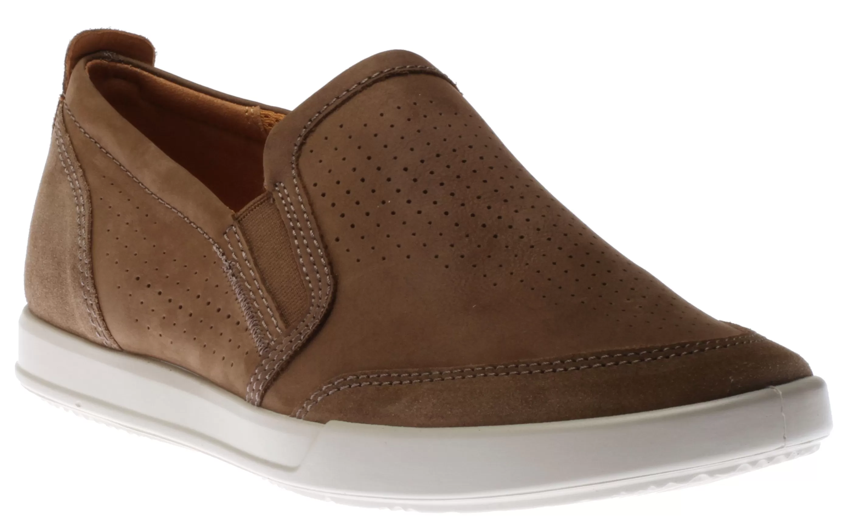 Sale Collin 2.0 Birch Brown Nubuck Leather Slip-On Sneaker Men Casual