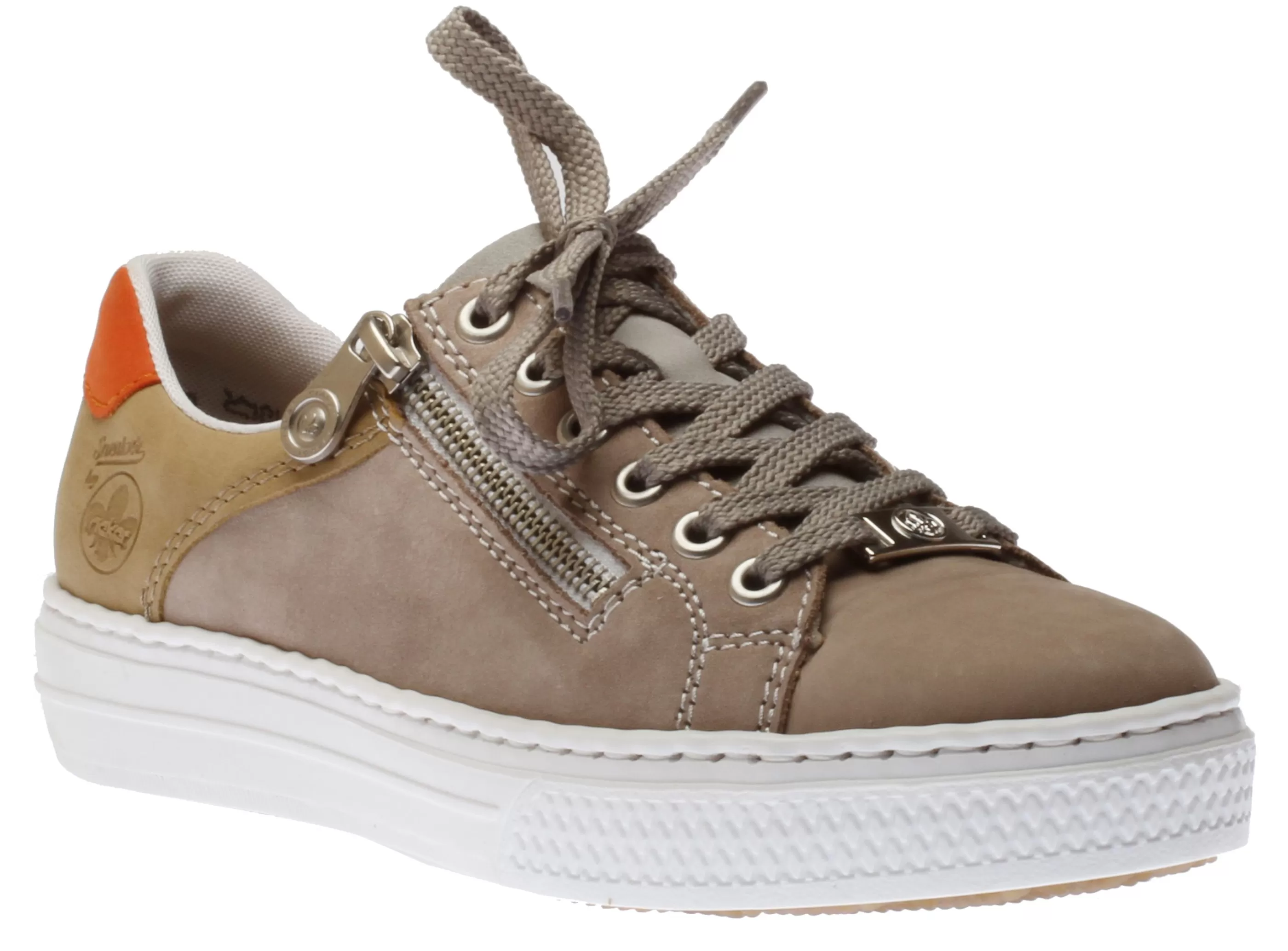 Sale Columbo Grey Multicolour Lace-Up Sneaker Women Casual