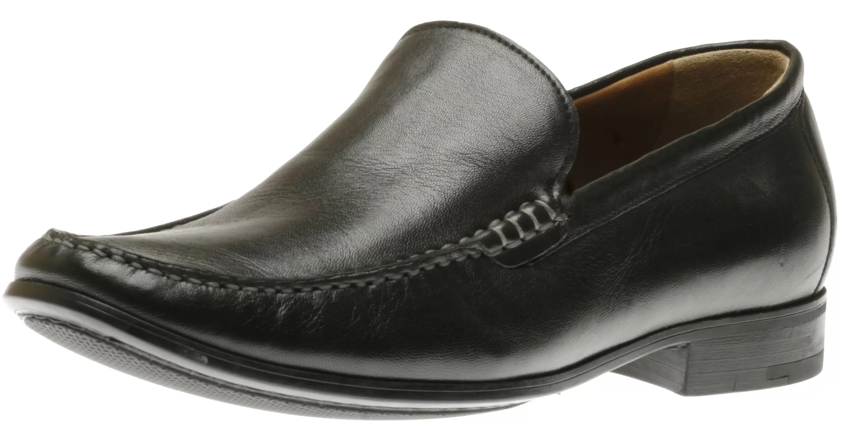 New Cresswell Black Leather Venetian Loafer Men Dress Casual