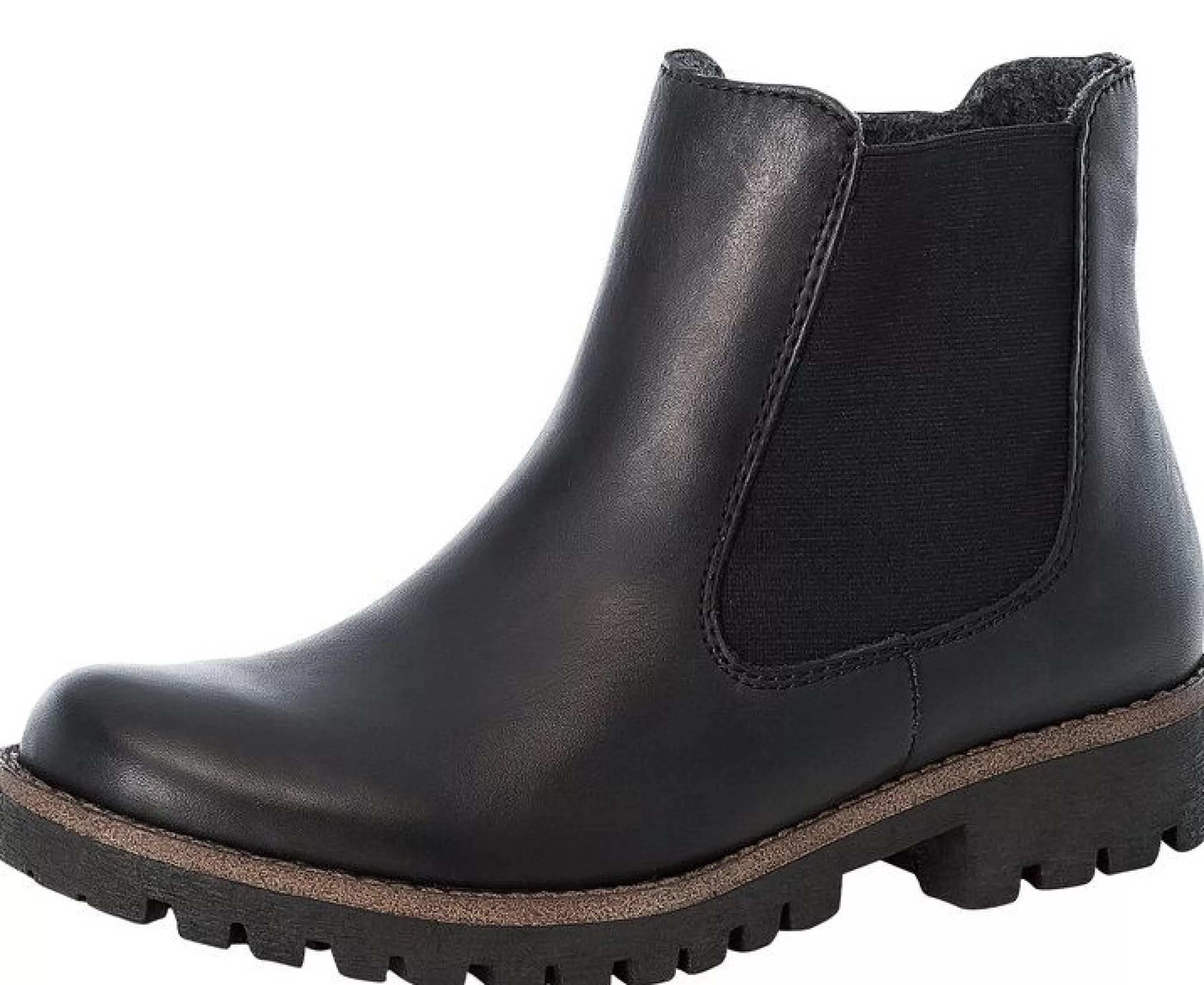 Shop Cristallino Black Leather Chelsea Boot Women Dress Boot