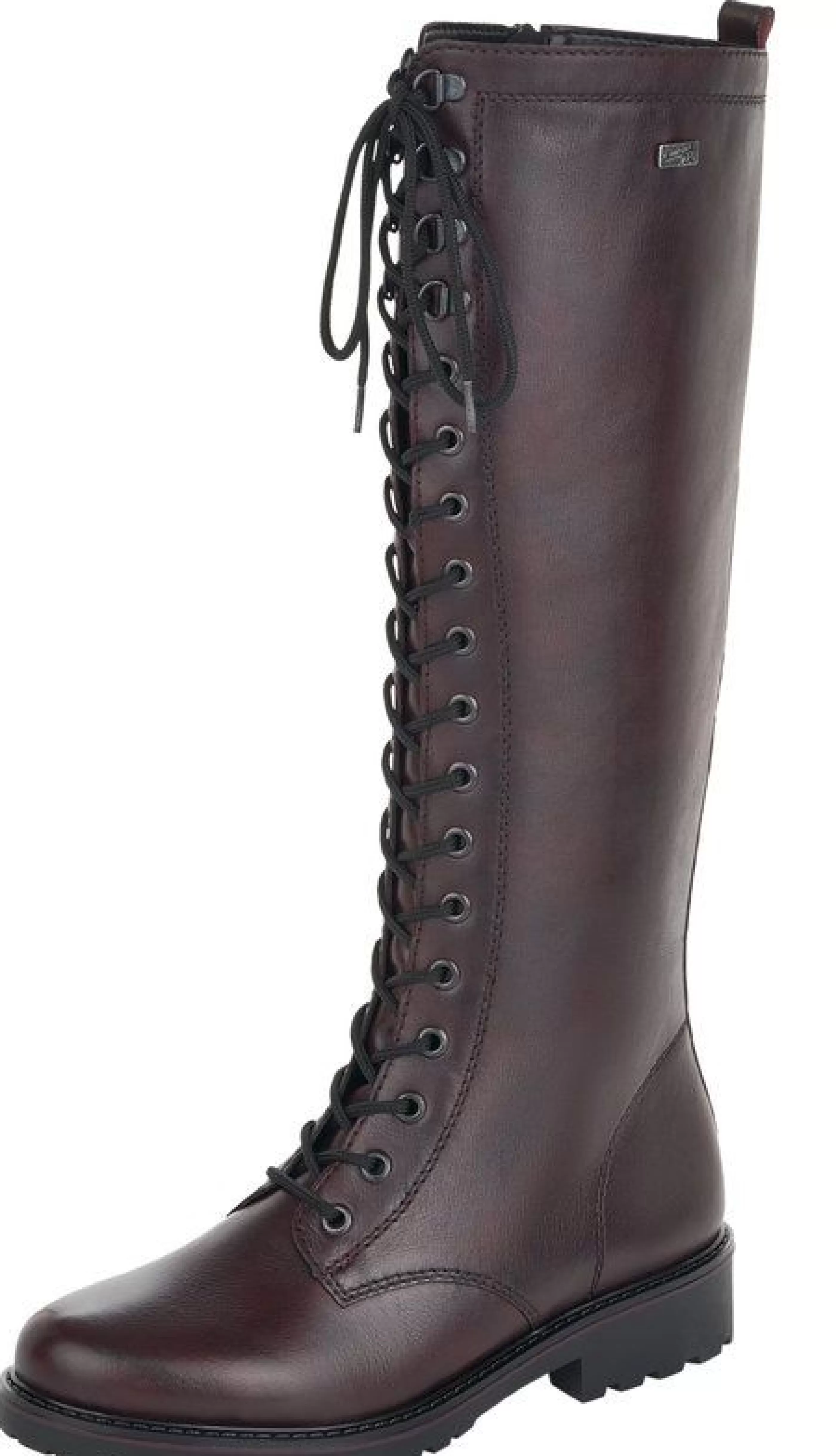 Flash Sale Cristallino Red Lace-Up Riding Boot Women Boot