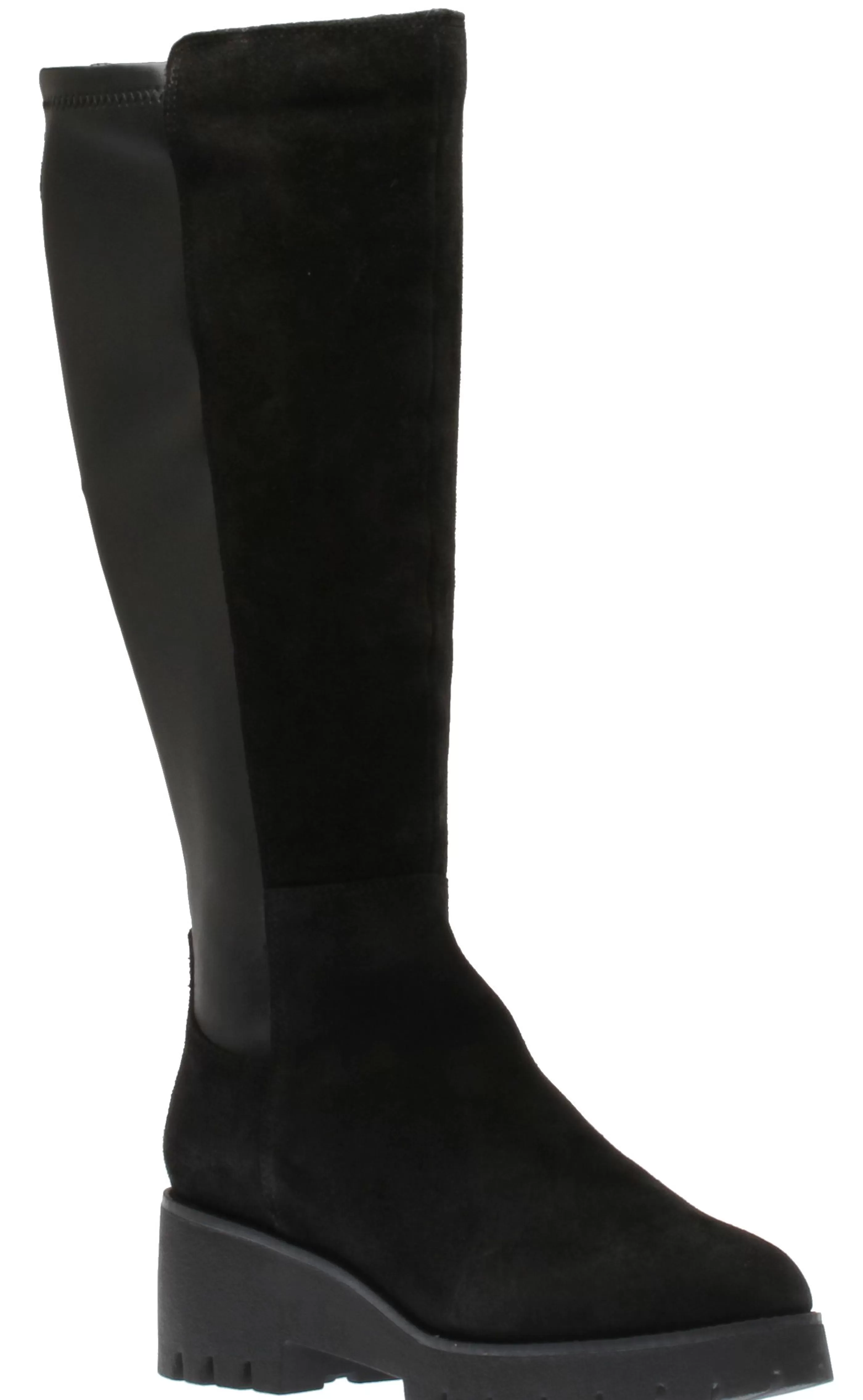 Fashion Dara Black Suede Women Dress Boot