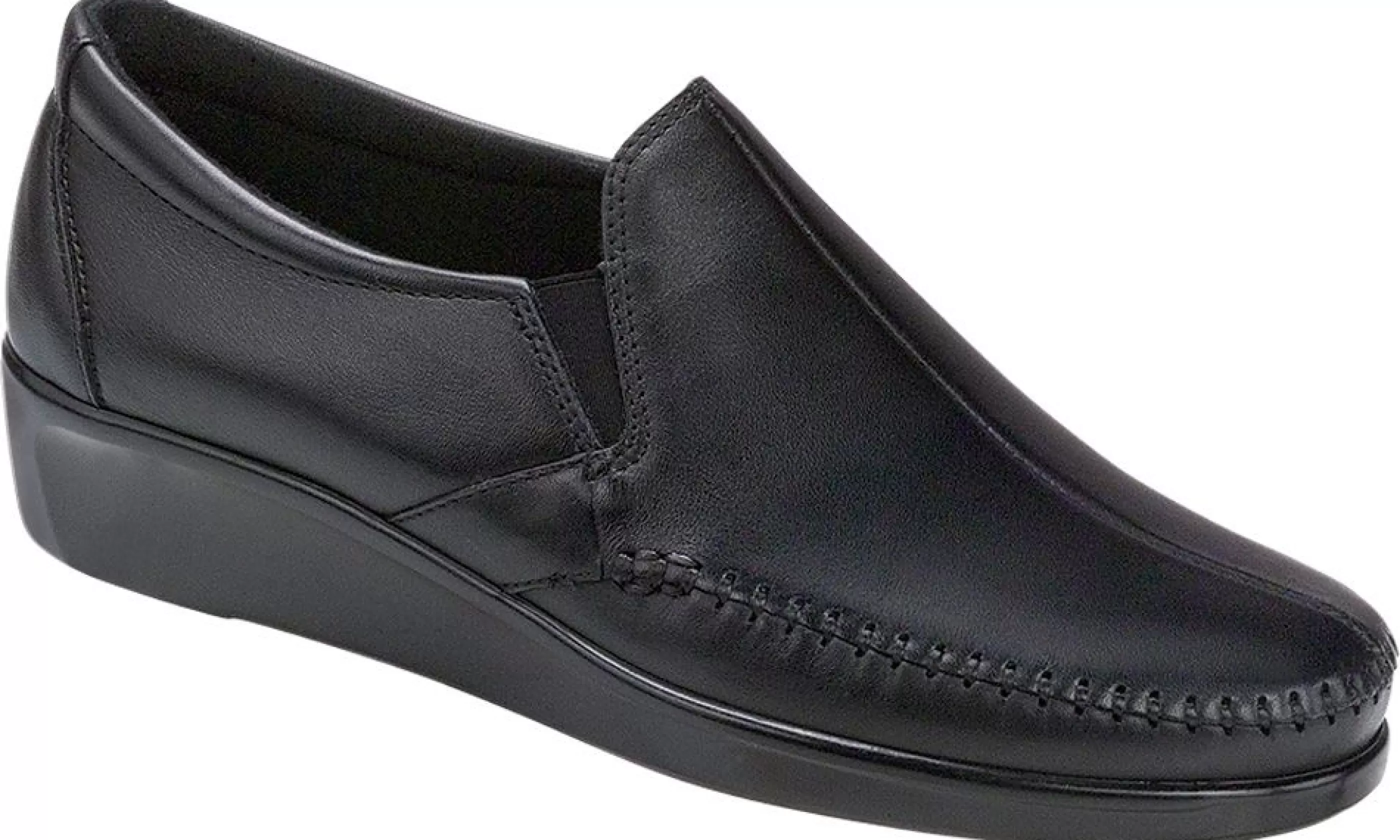 Flash Sale Dream Black Leather Slip-On Loafer Women Casual