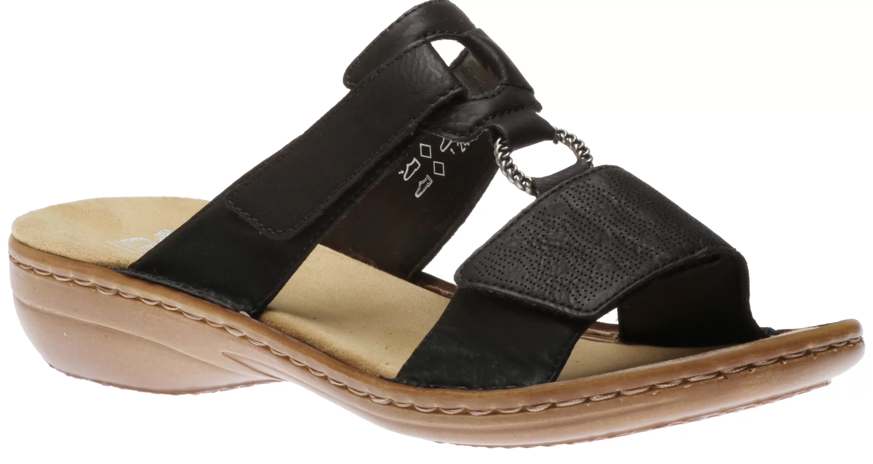 Discount Eagle Black Slide Sandal Women Slide