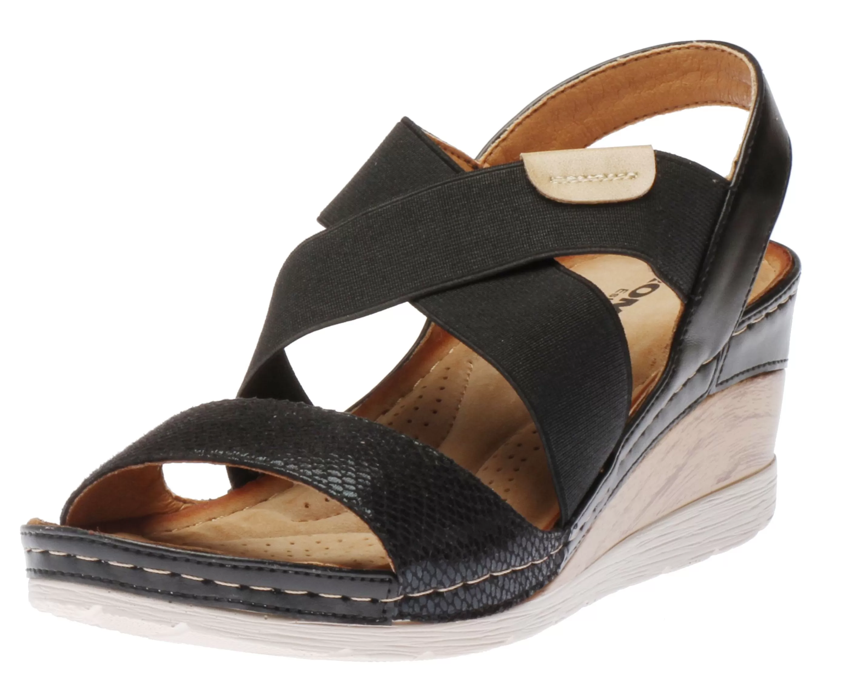 Fashion Elaine 01 Black Women Sandal