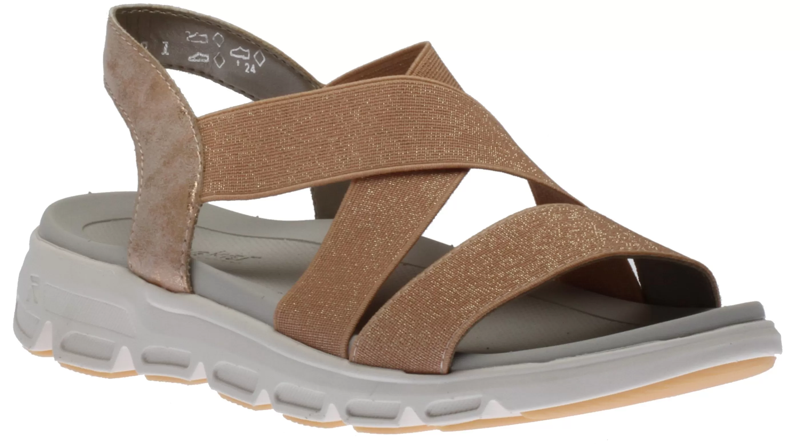 Store Elastique Rose Gold Women Sandal