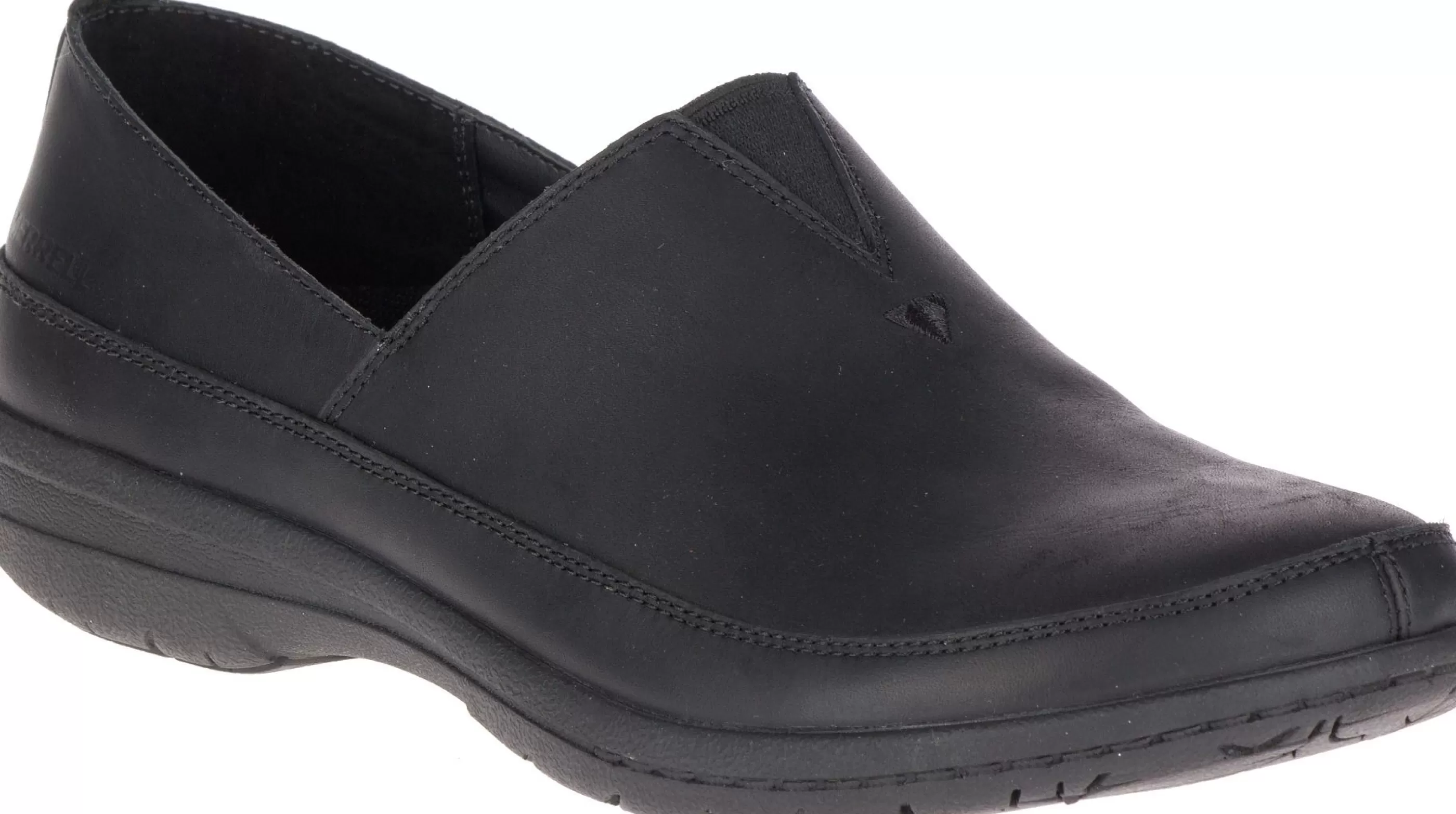 Clearance Encore Kassie Black Leather Loafer Women Casual