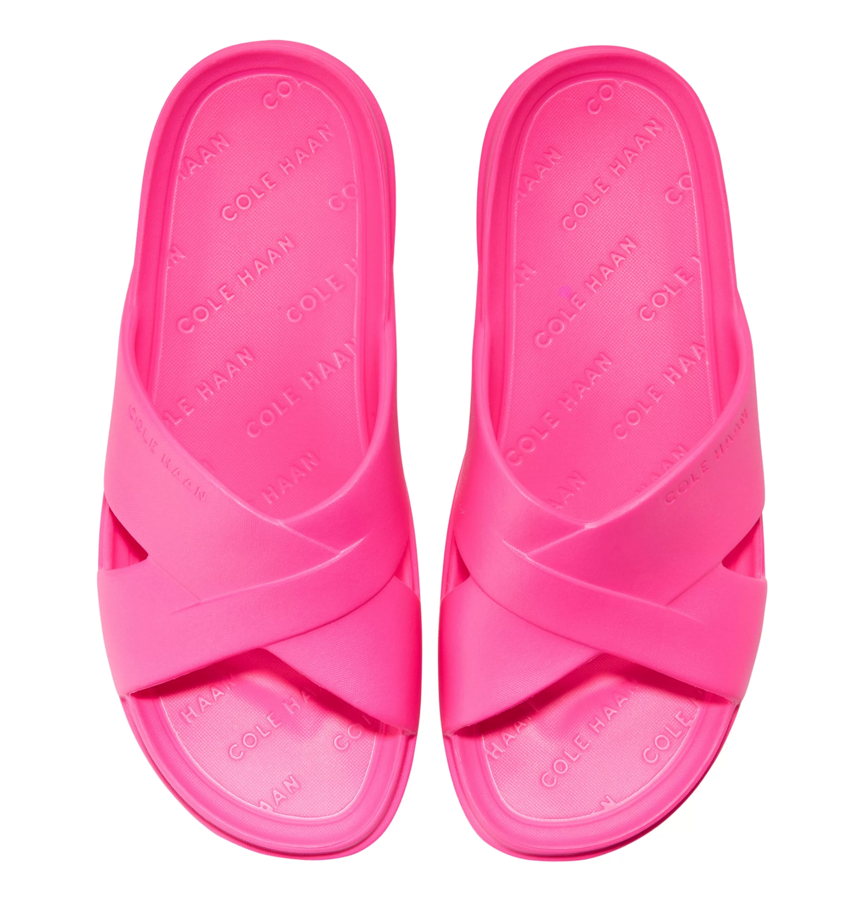 Shop Findra Neon Fuchsia Pink Pool Slide Sandal Women Slipper