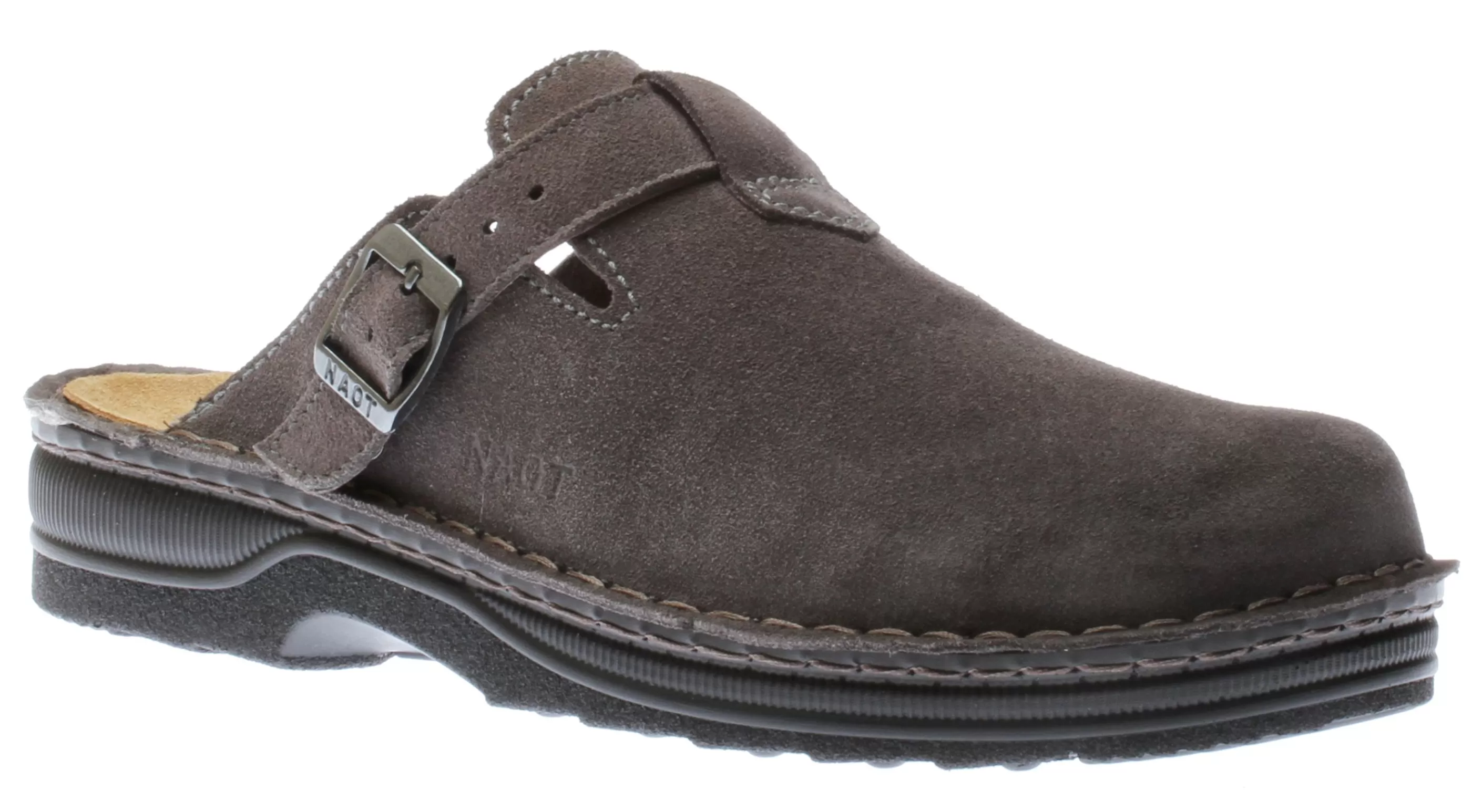 Discount Fjord Grey Suede Leather Clog Men Clog