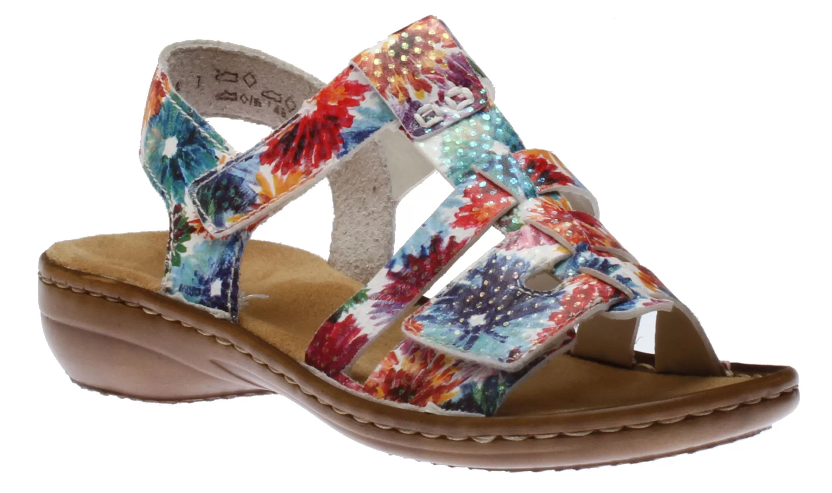 Cheap Flowerbed Multicolour White Sandal Women Sandal