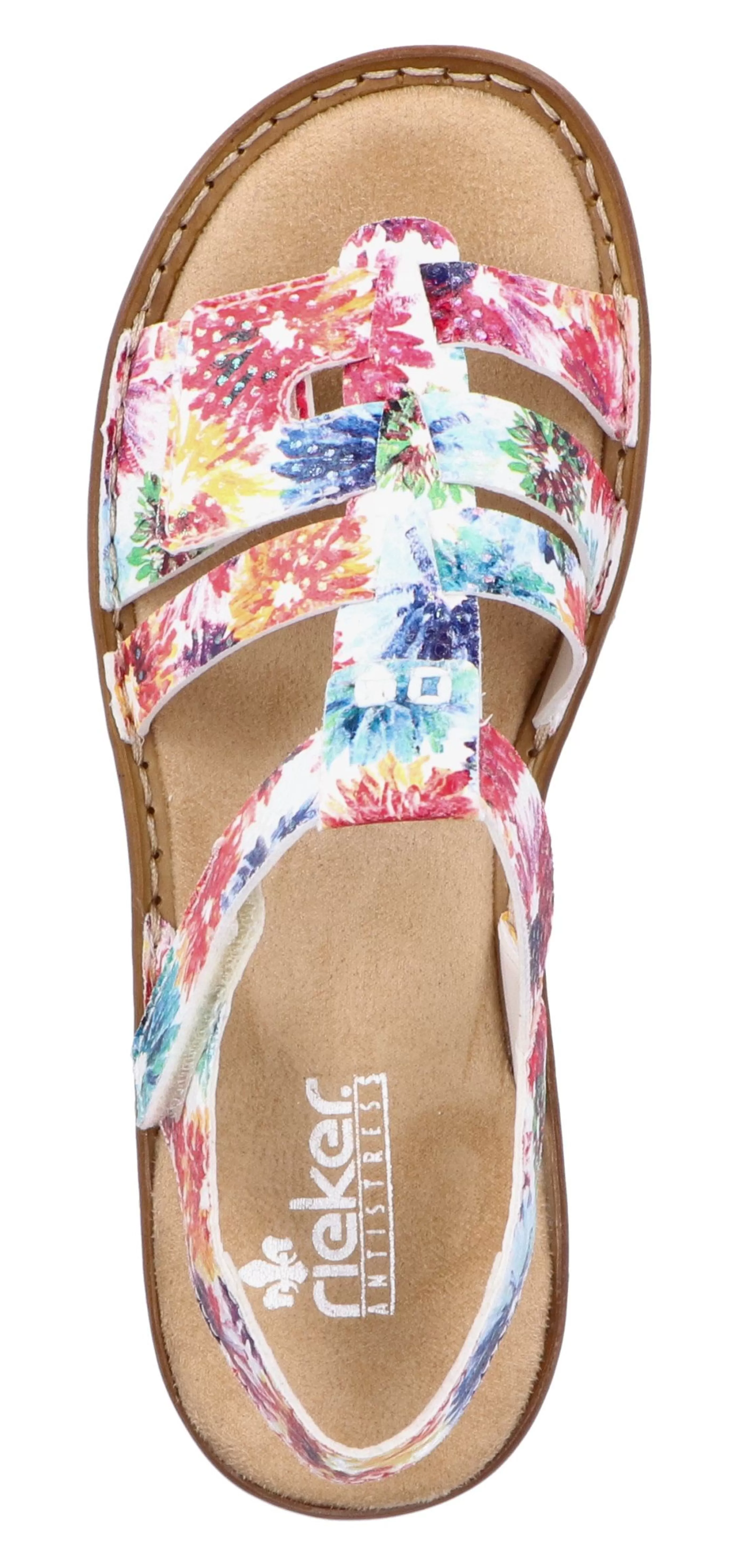 Cheap Flowerbed Multicolour White Sandal Women Sandal