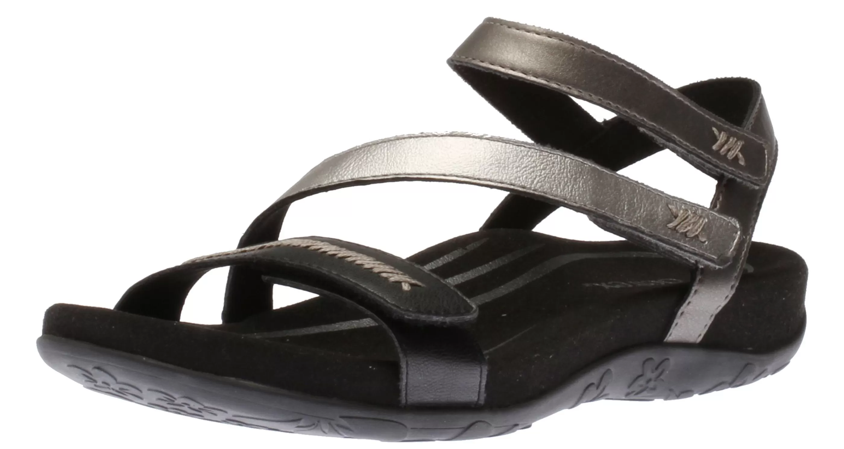 Best Gabby Black Multi Women Sandal