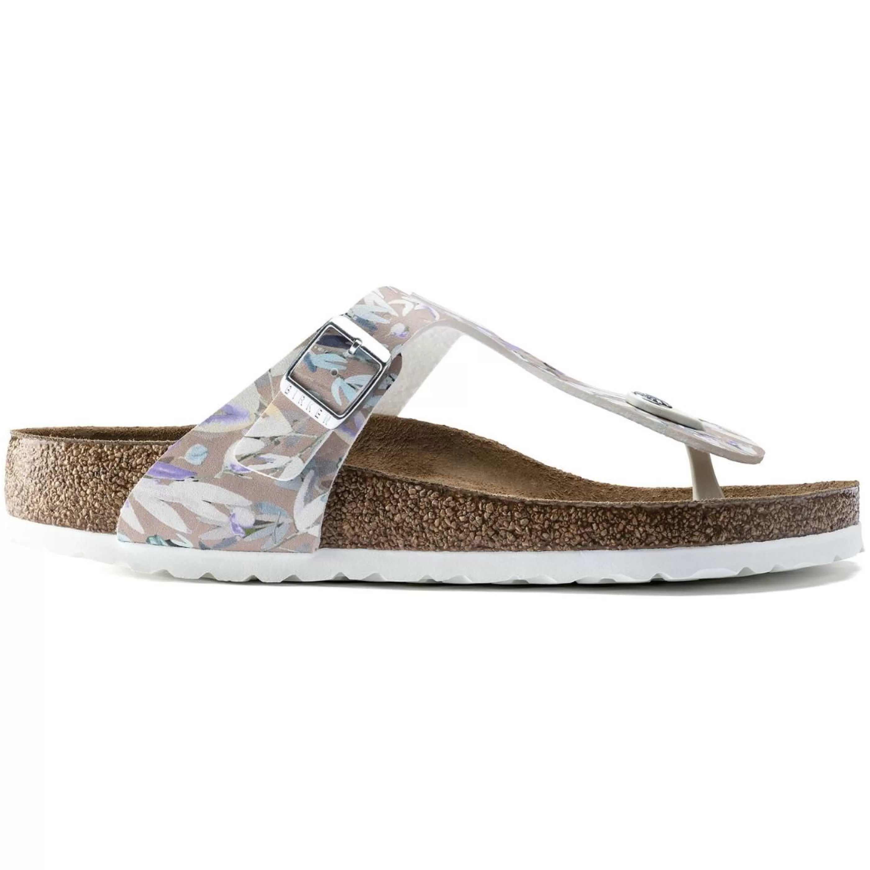 Clearance Gizeh Birko-Flor Floral Rose Thong Sandal Women Toe Thong