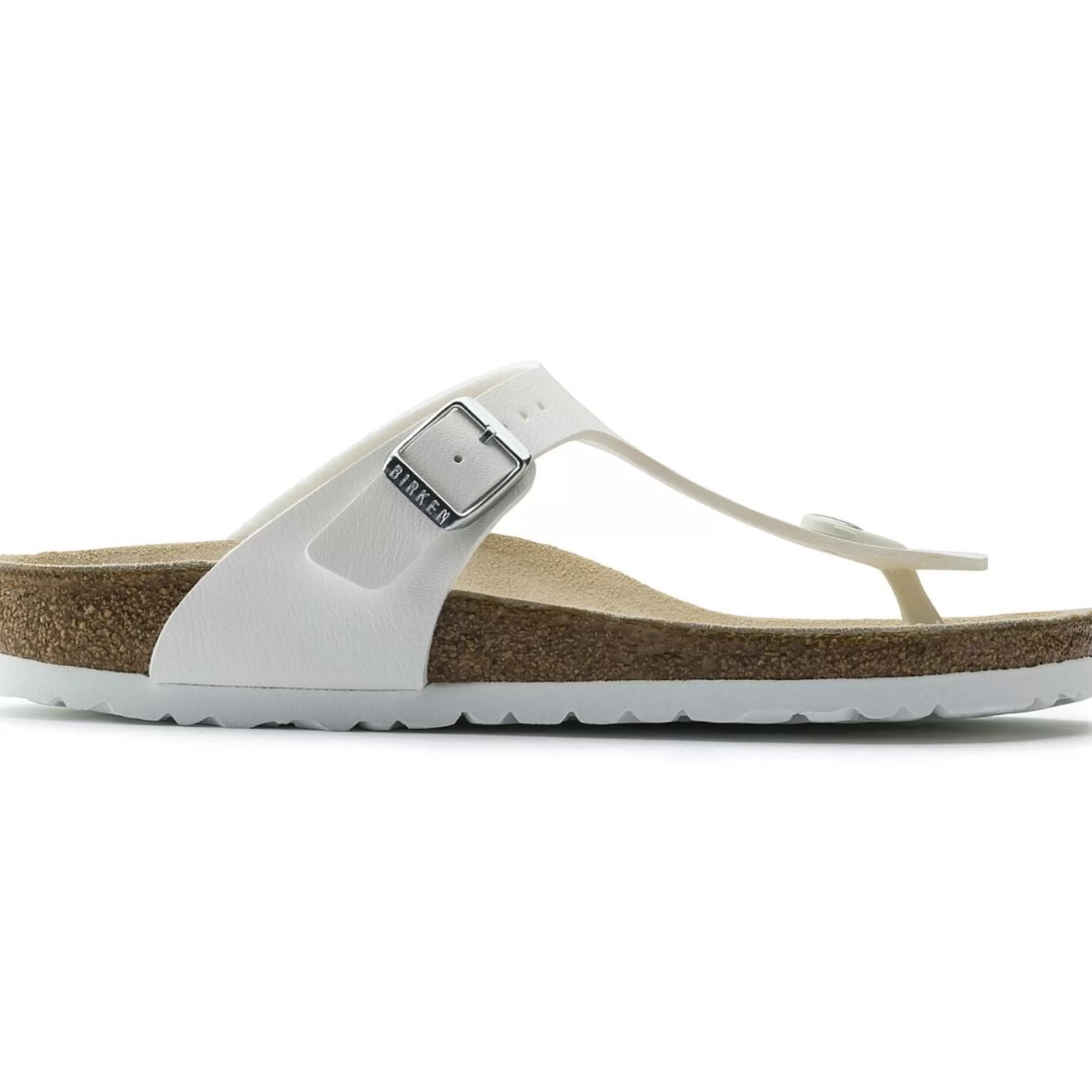 Cheap Gizeh Birko-Flor White Thong Sandal Women Toe Thong