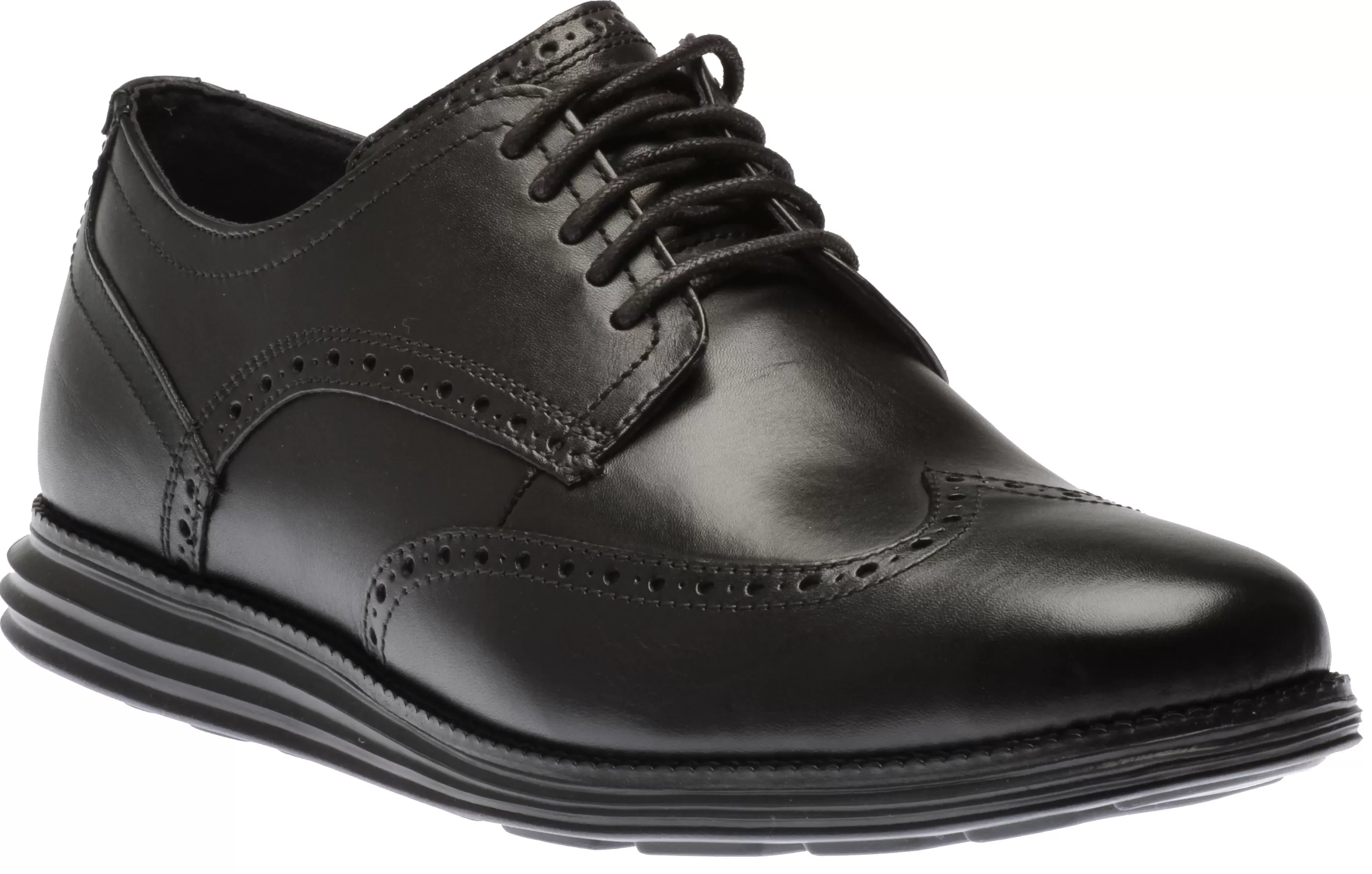 Cheap Grand2Wing Tip Black Men Dress Casual