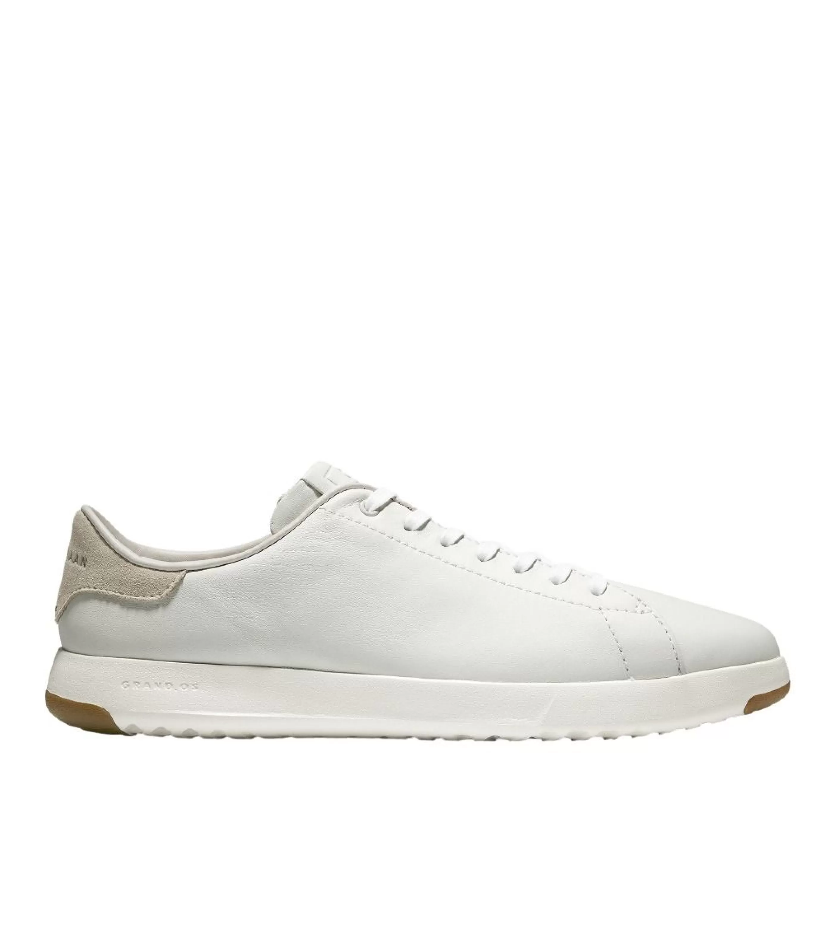 Online Grandpru00F8 White Leather Lace-Up Tennis Sneaker Men Walking