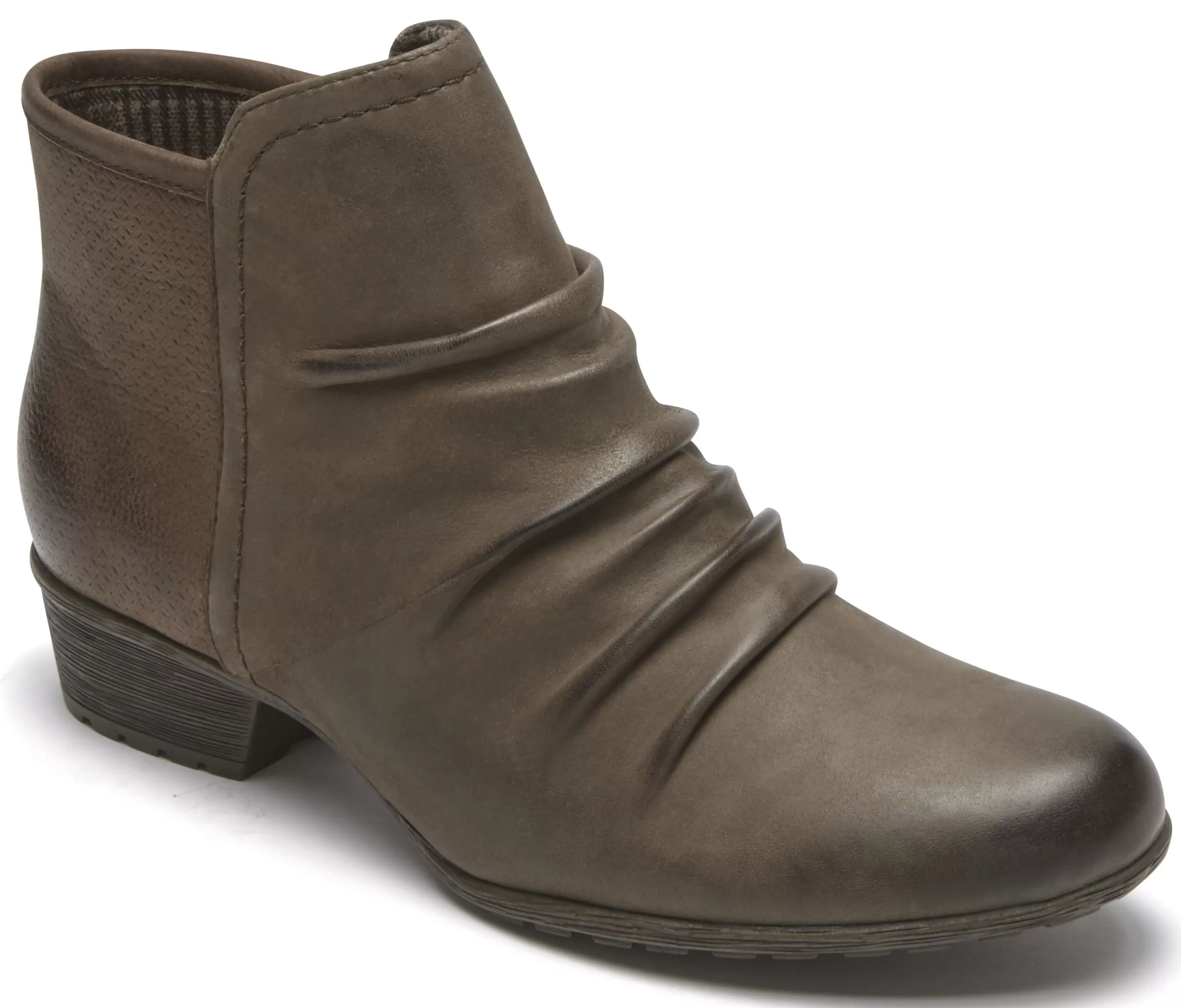 Flash Sale Gratasha Panel Stone Nubuck Leather Ankle Boot Women Dress Boot