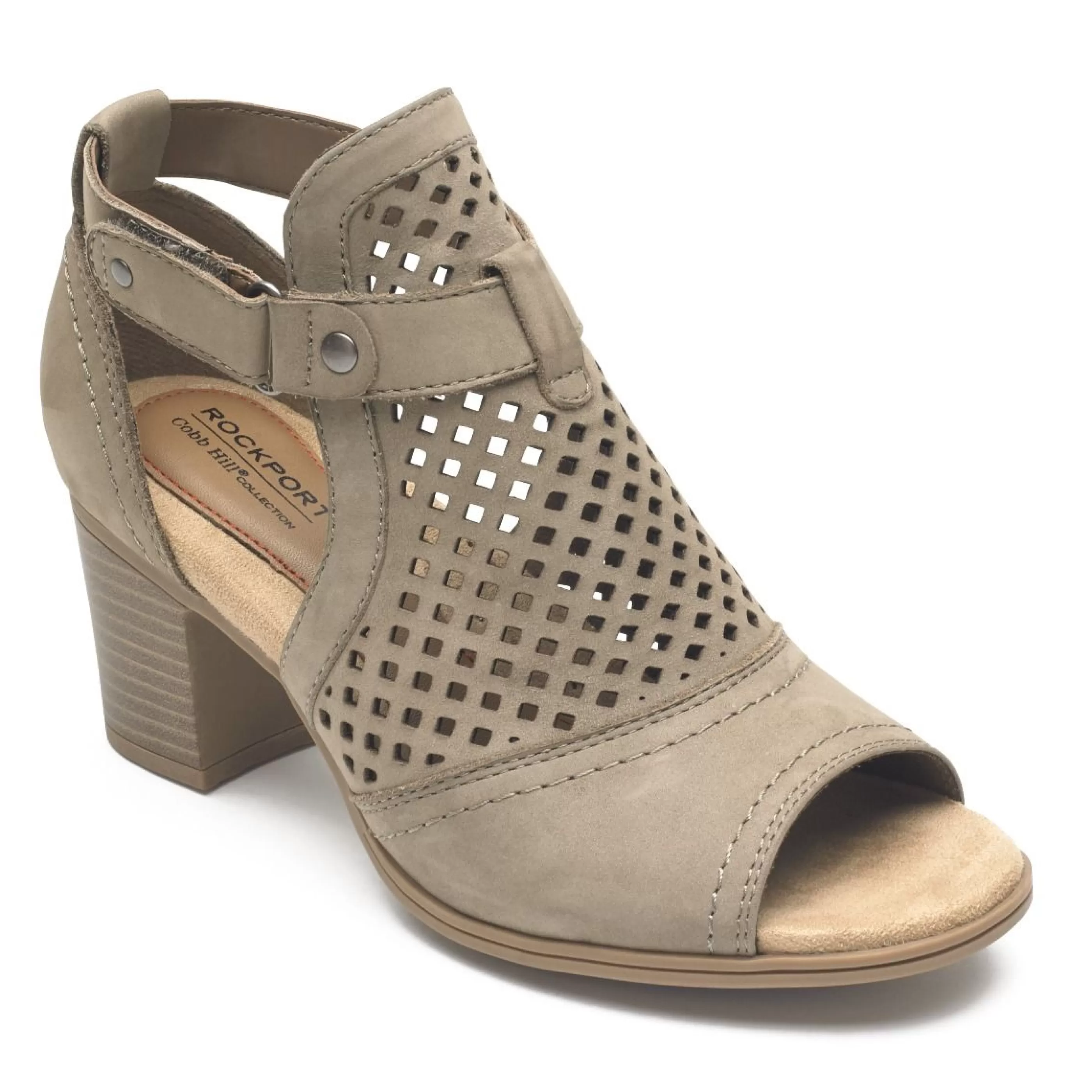 Outlet Hattie Hi Cuff Taupe Nubuck Sandal Women Sandal