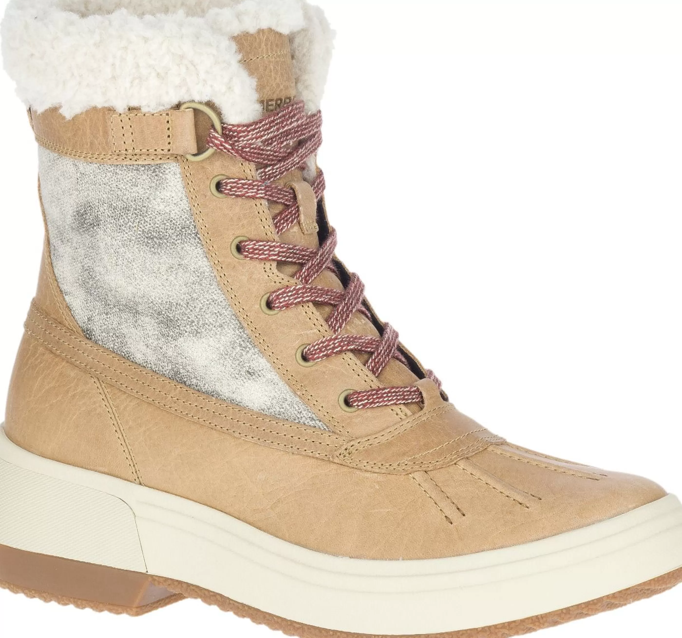 Discount Haven Mid Lace Polar Waterproof Camel Boot Women Boot