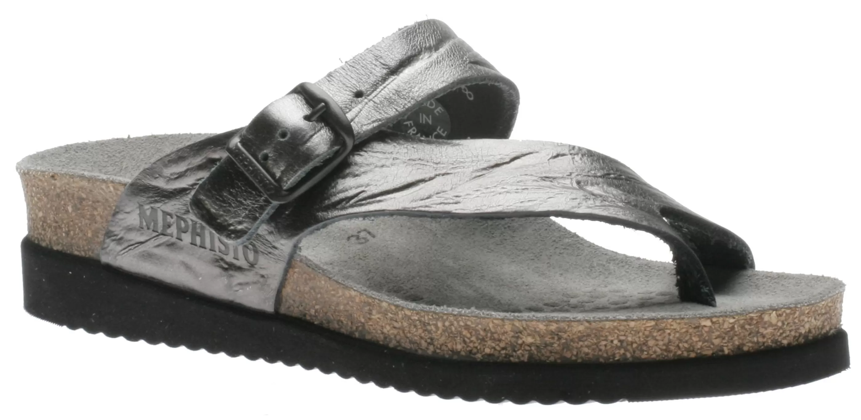 Discount Helen Metallic Grey Thong Sandal Women Toe Thong