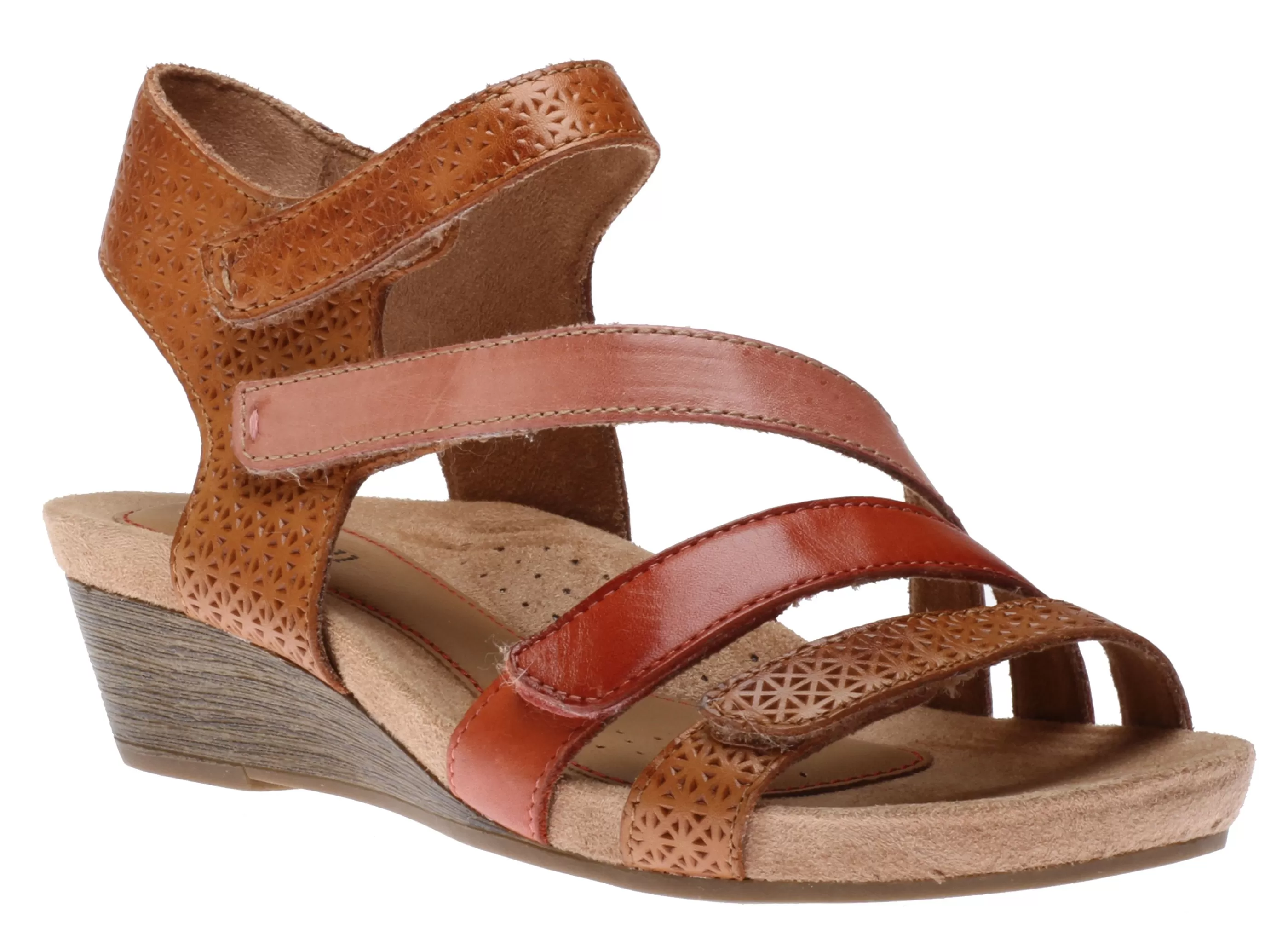 Hot Hollywood 4-Strap Tan Sandal Women Sandal