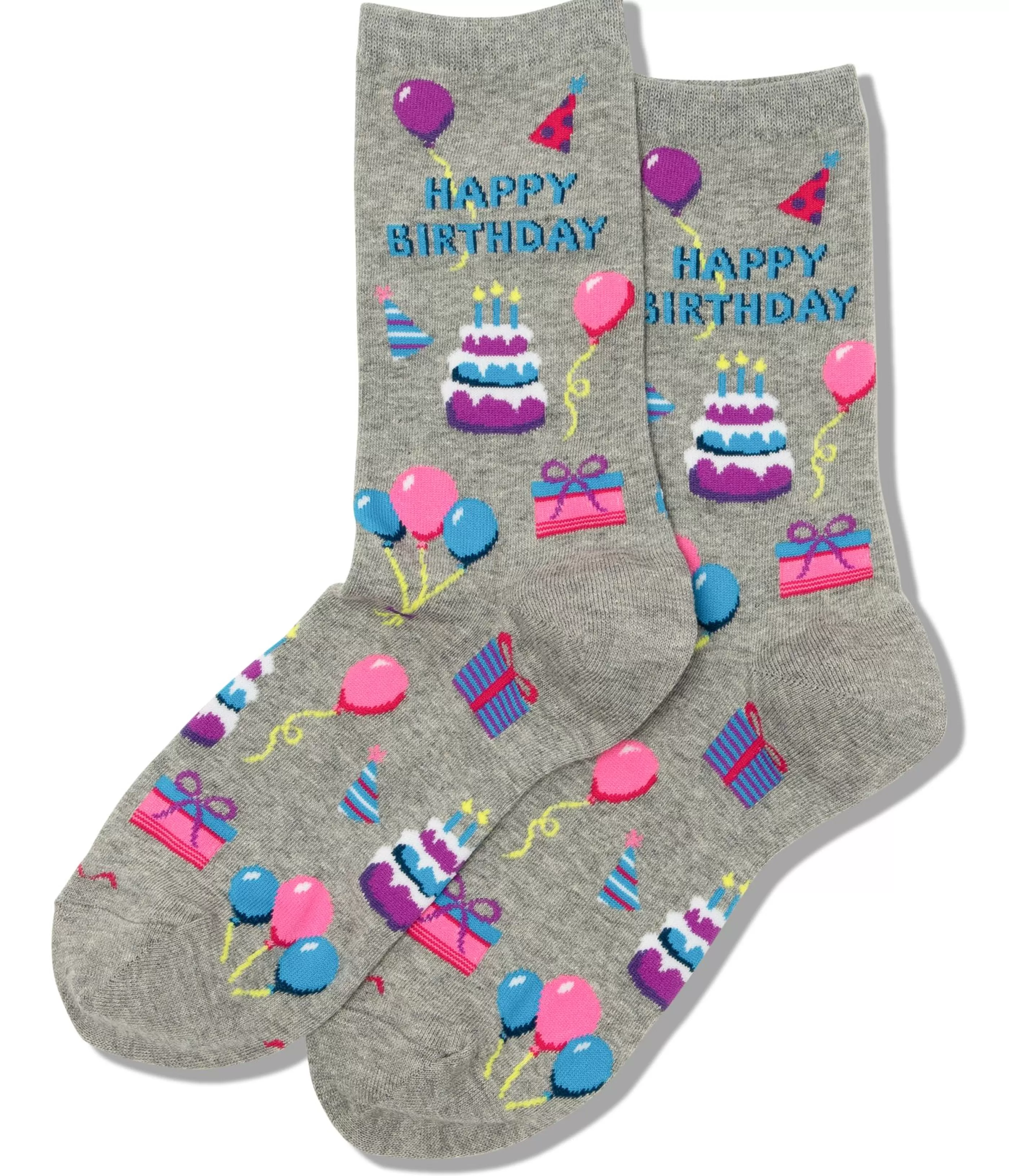 Shop Women's Happy Birthday Crew Socks Accessories Socks