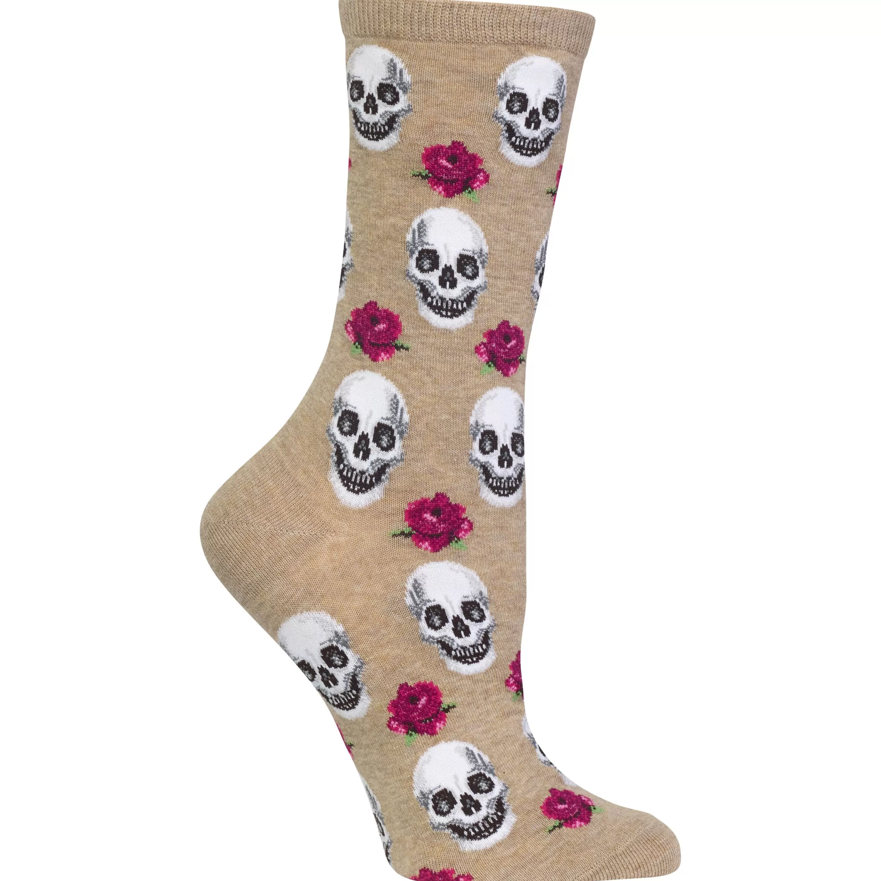 Store Women's Skull And Roses Socks Accessories Socks