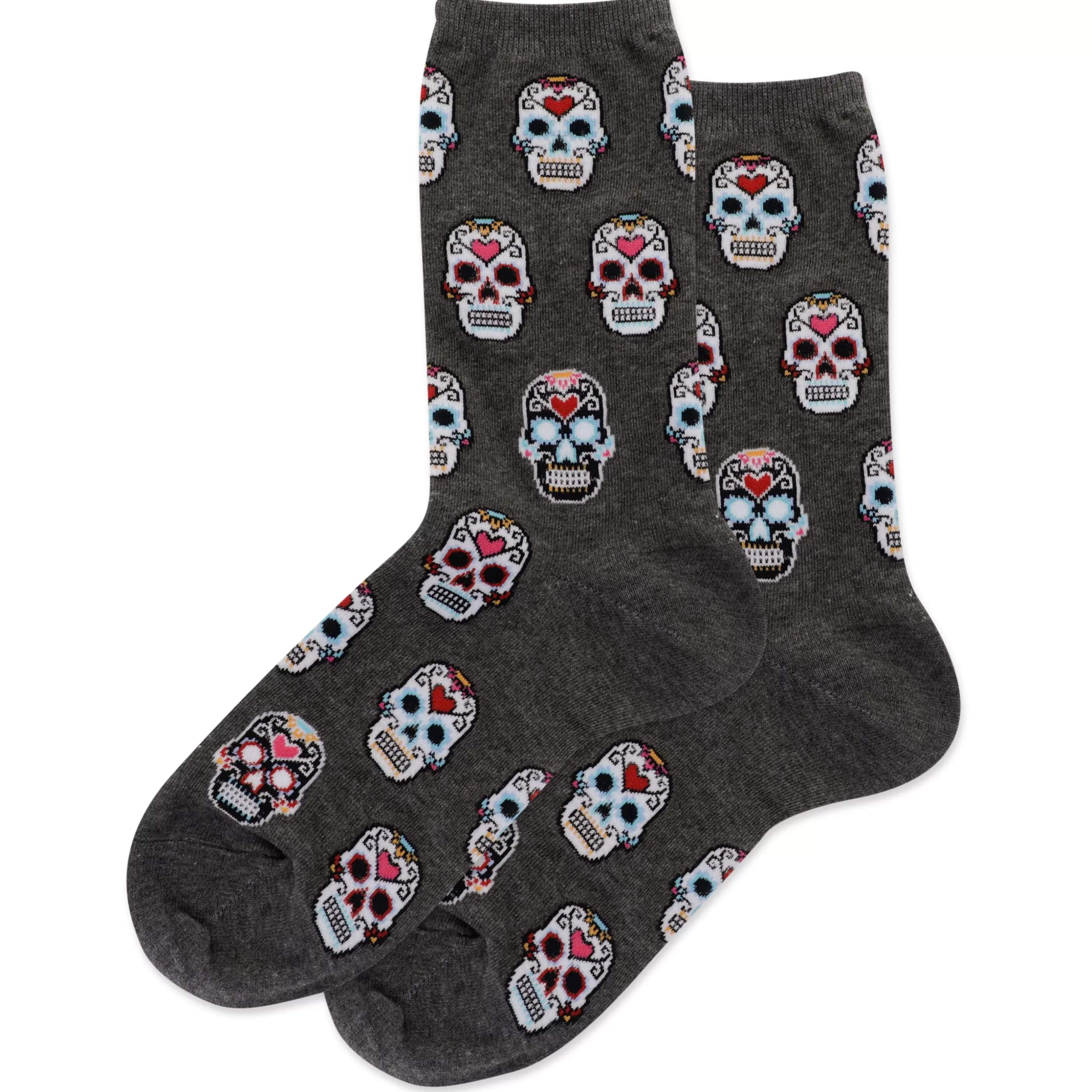 Best Women's Sugar Skulls Crew Socks Accessories Socks