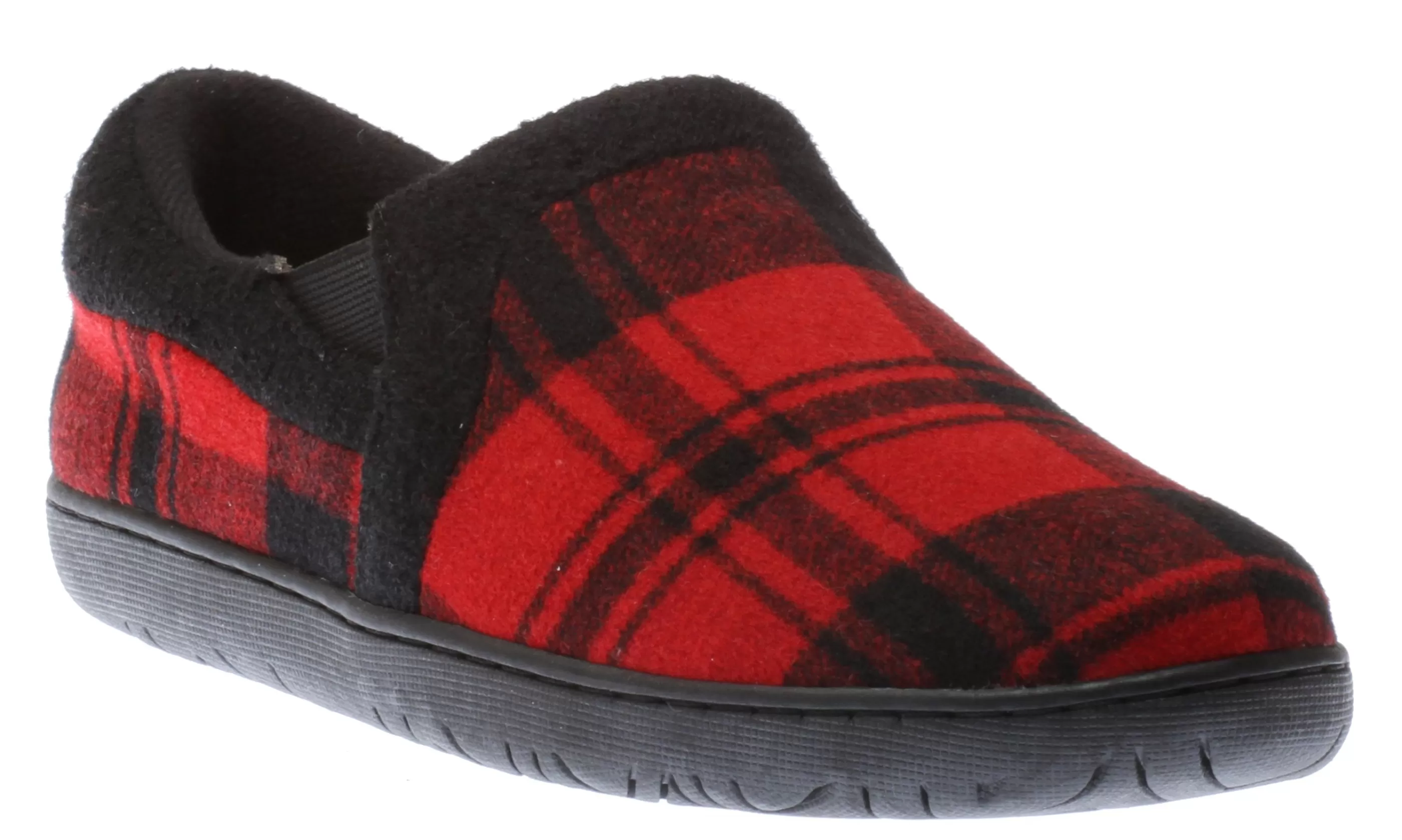 Clearance Jacob Red Black Plaid Slip-On Slipper Men Slipper