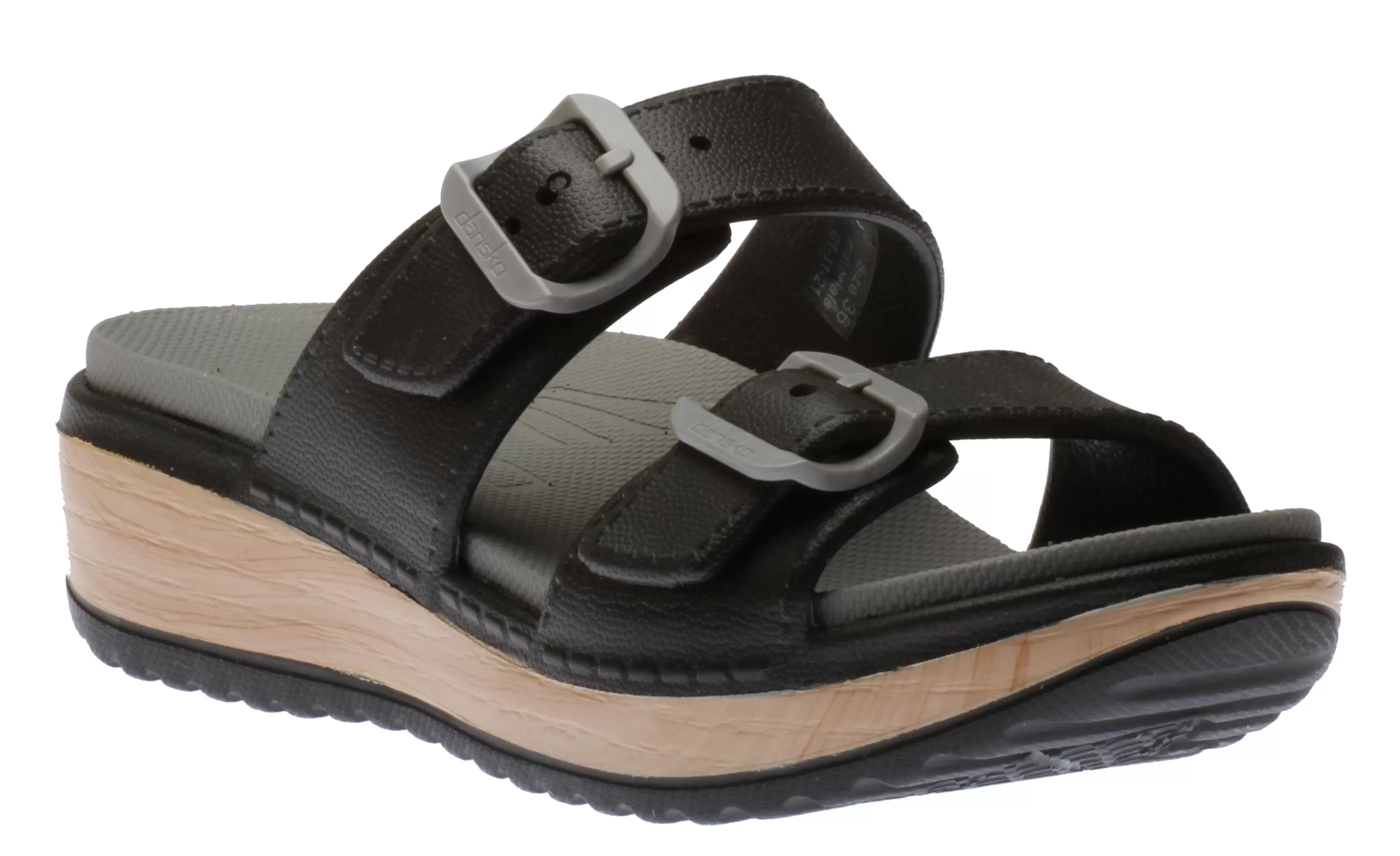 Clearance Kandi Black Eva Double Strap Slide Sandal Women Slipper