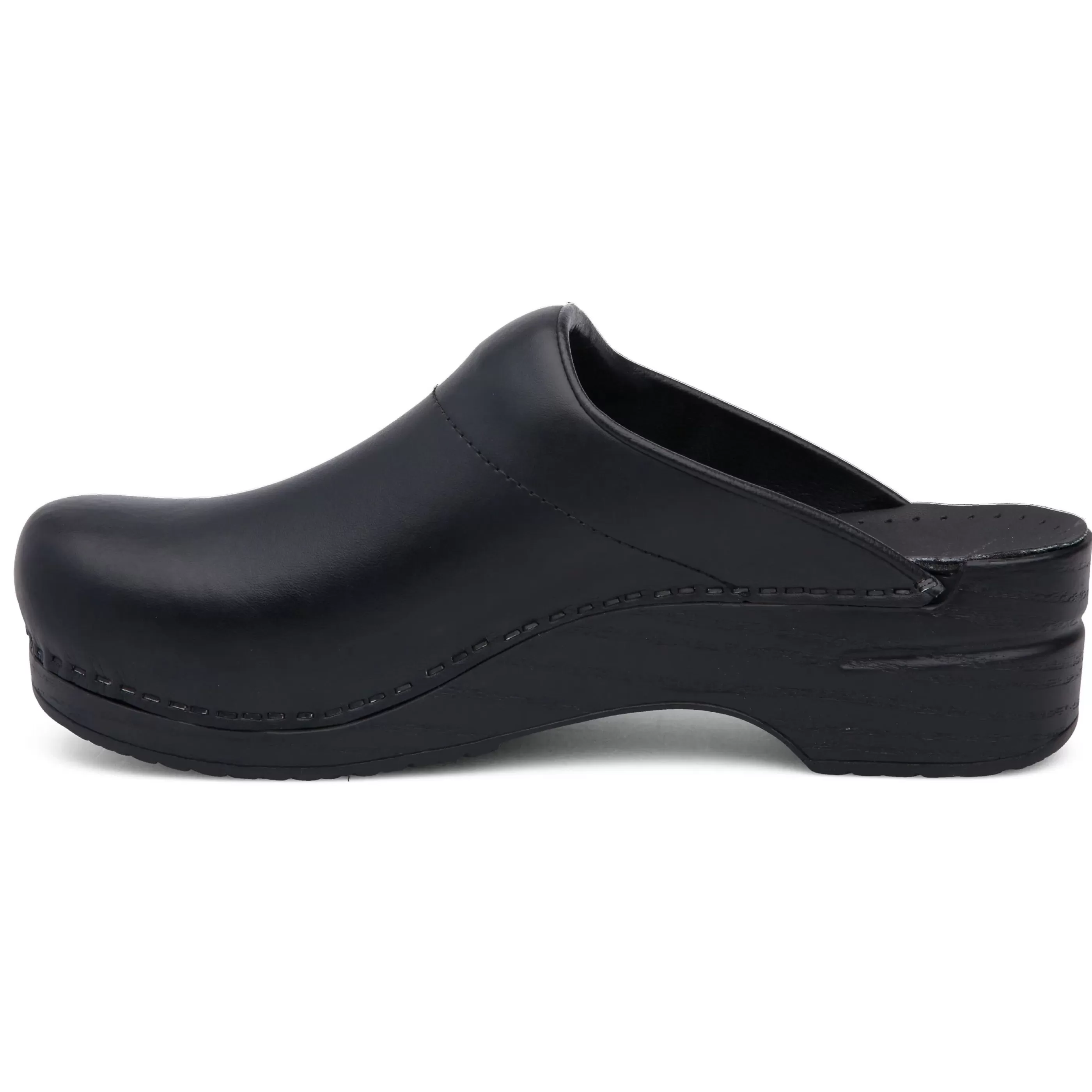 Clearance Karl Black Box Leather Clog Men Clog