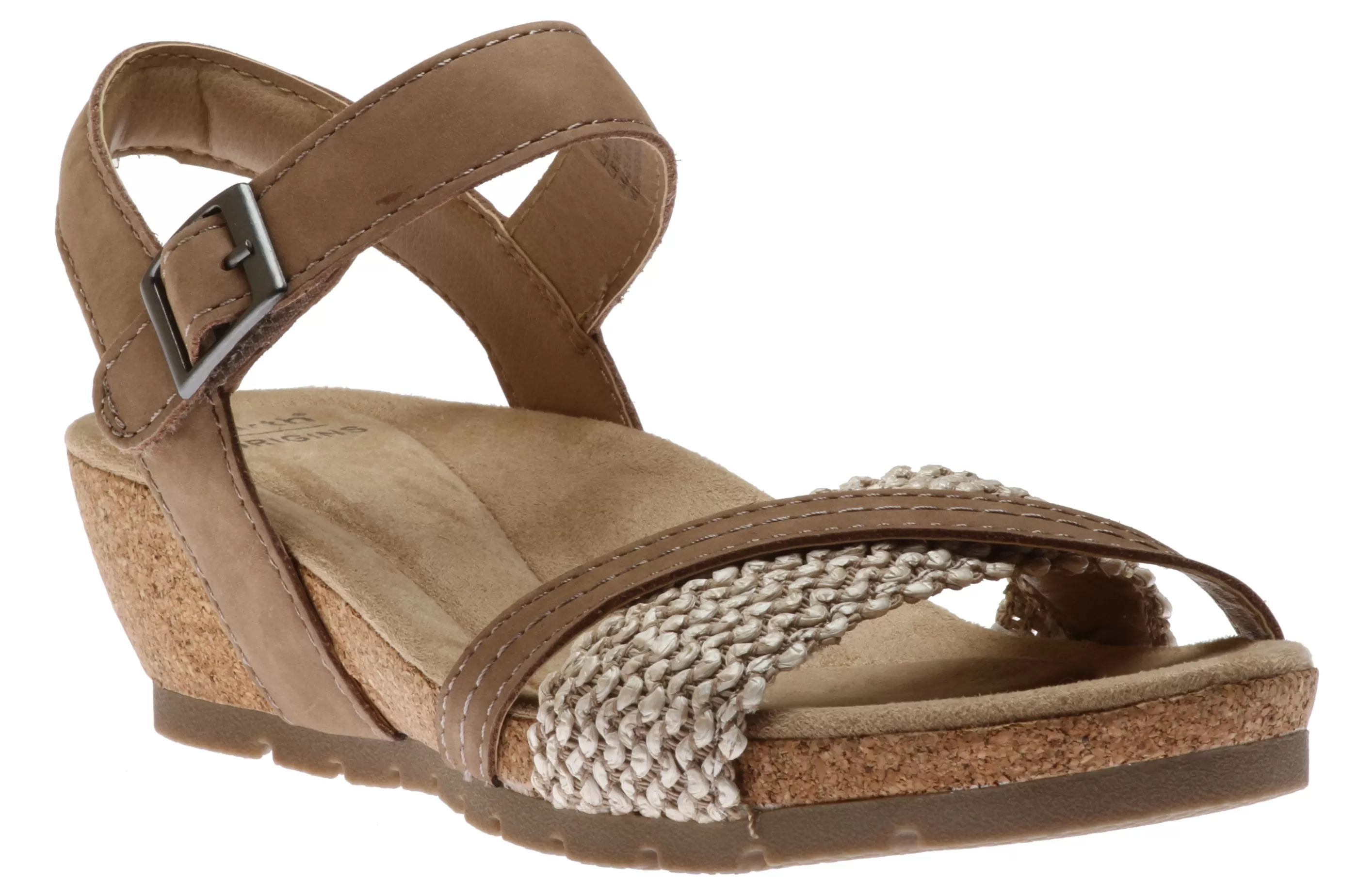 Cheap Kendra Kennedy Mushroom Brown Wedge Sandal Women Dress Casual