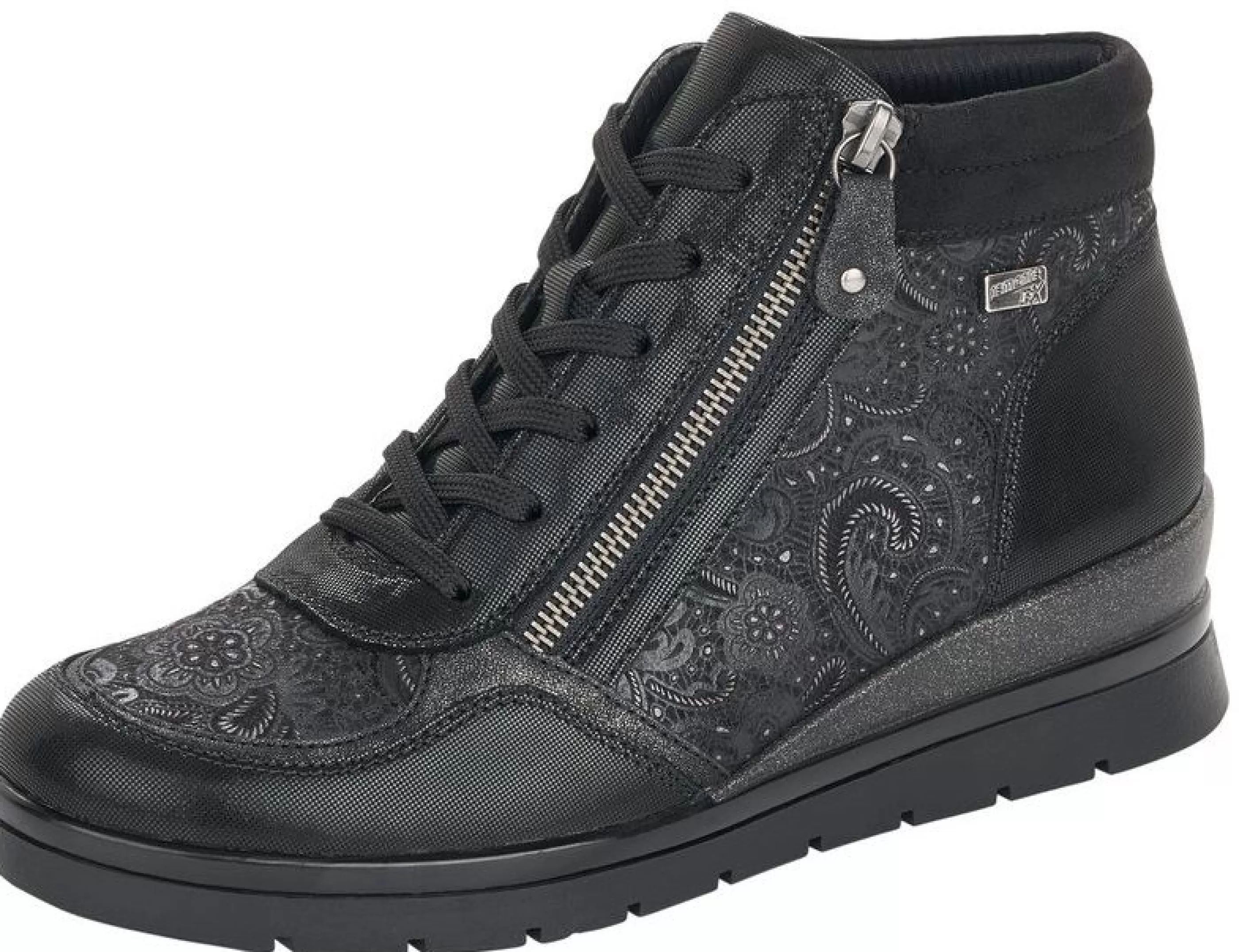 Flash Sale Korfu Black Paisley Wedge Ankle Boot Women Boot