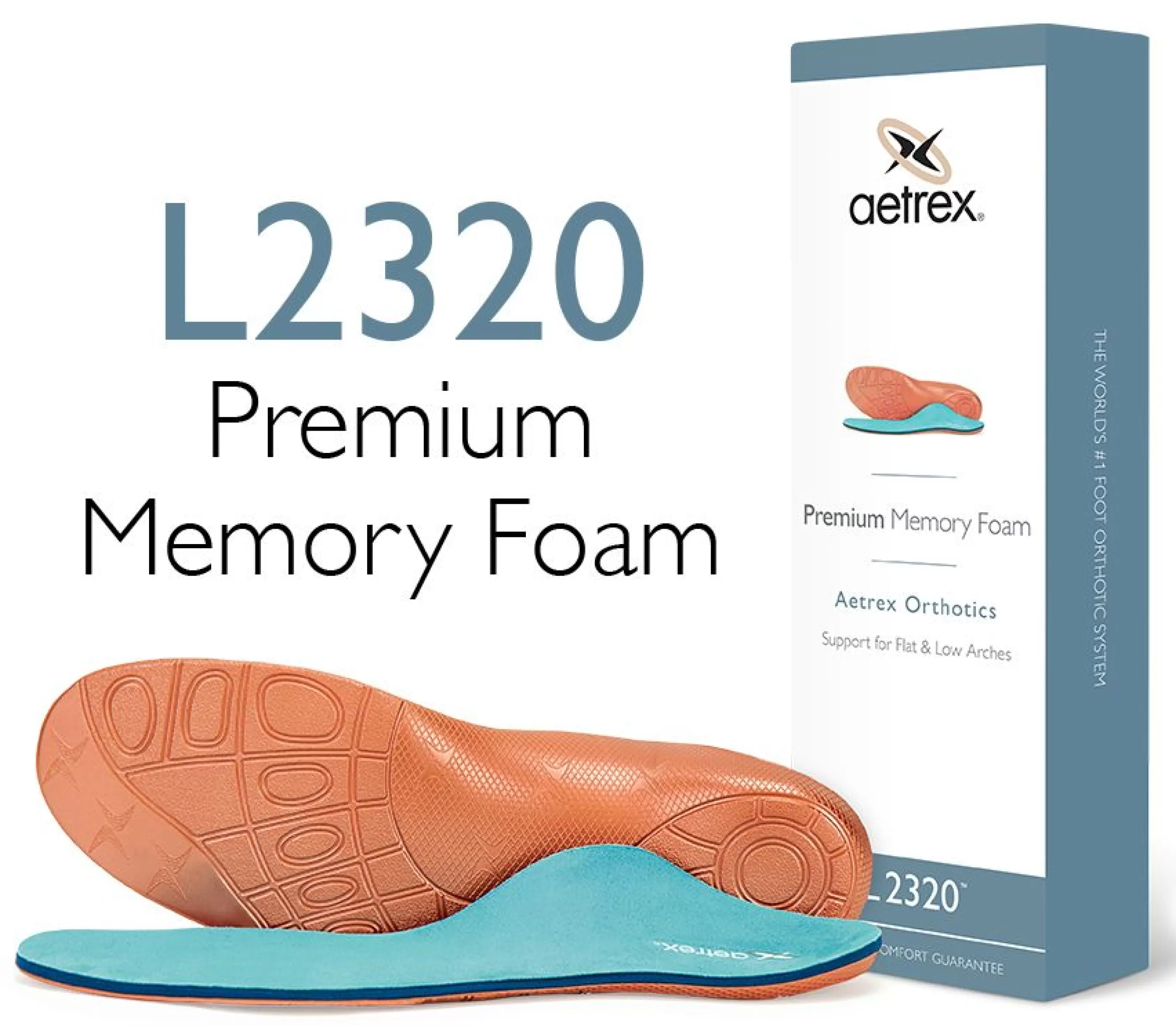 Best L2320 Men's Premium Memory Foam Posted Orthotics Accessories Insoles